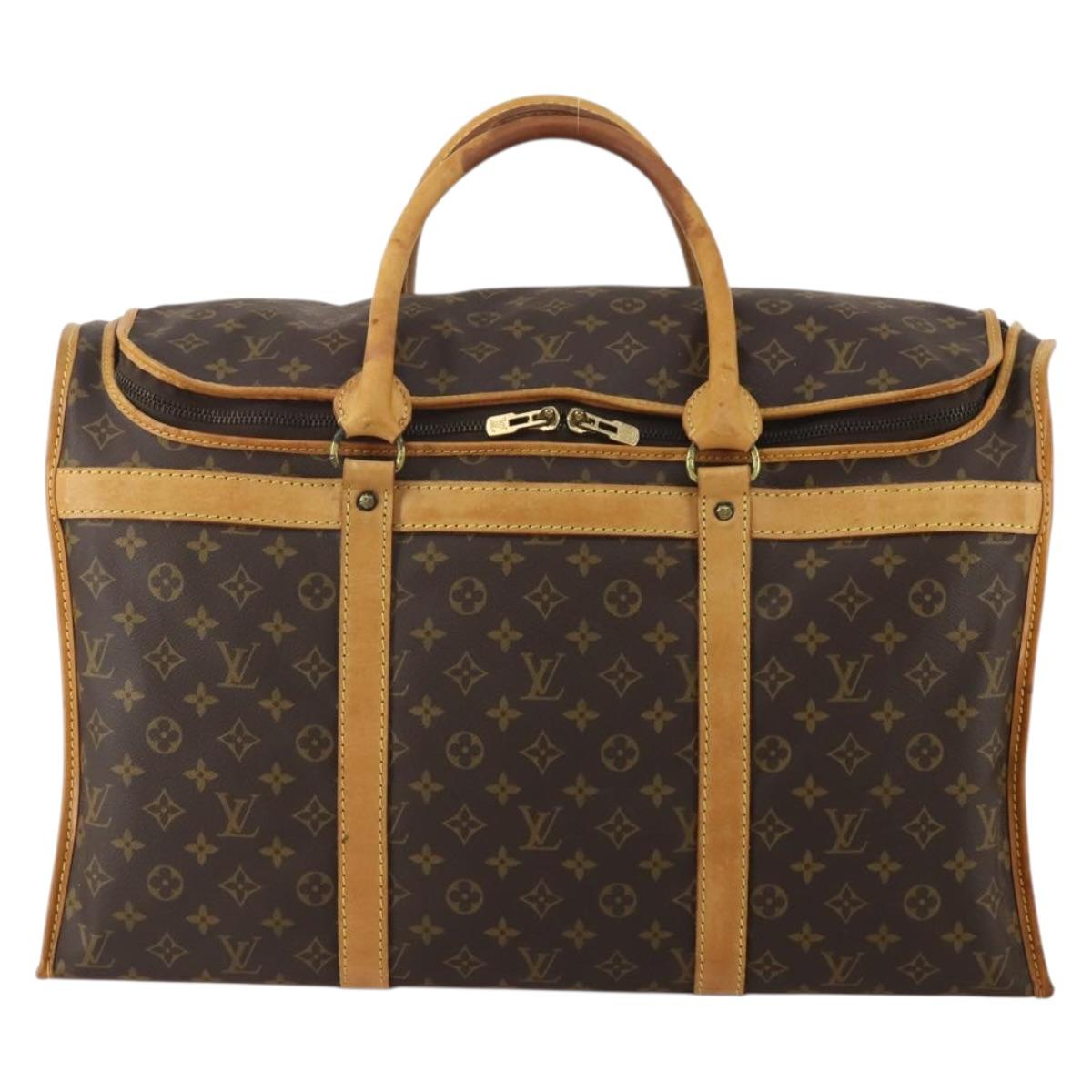 LOUIS VUITTON Monogram Sac Chasseur 55 Boston Bag M41922 LV Auth 189031