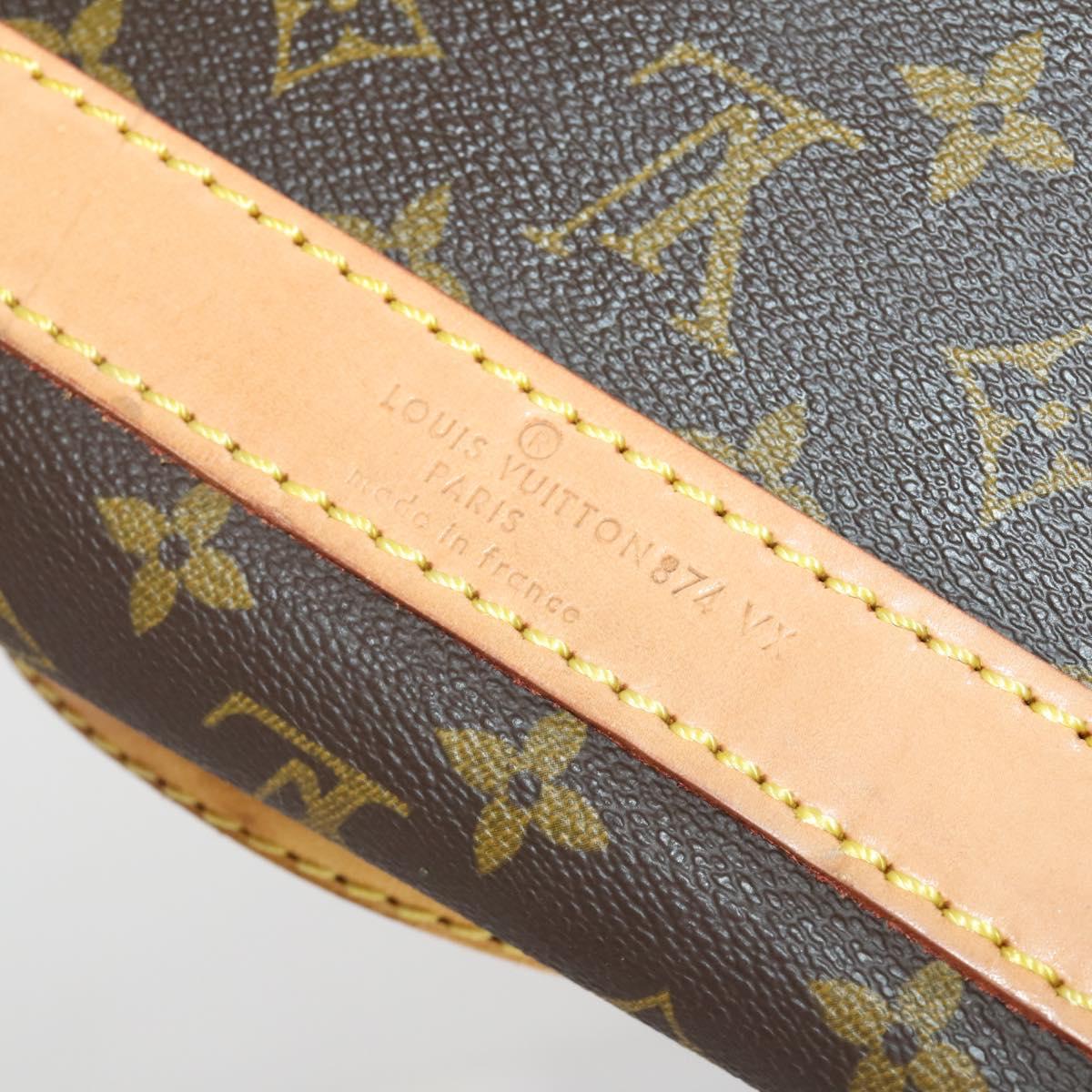 LOUIS VUITTON Monogram Sac Chasseur 55 Boston Bag M41922 LV Auth 189031