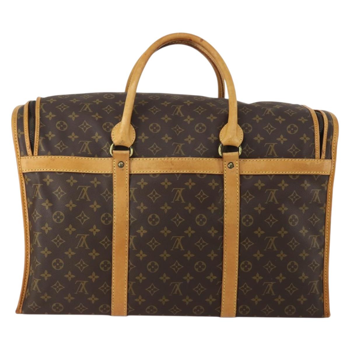 LOUIS VUITTON Monogram Sac Chasseur 55 Boston Bag M41922 LV Auth 189031