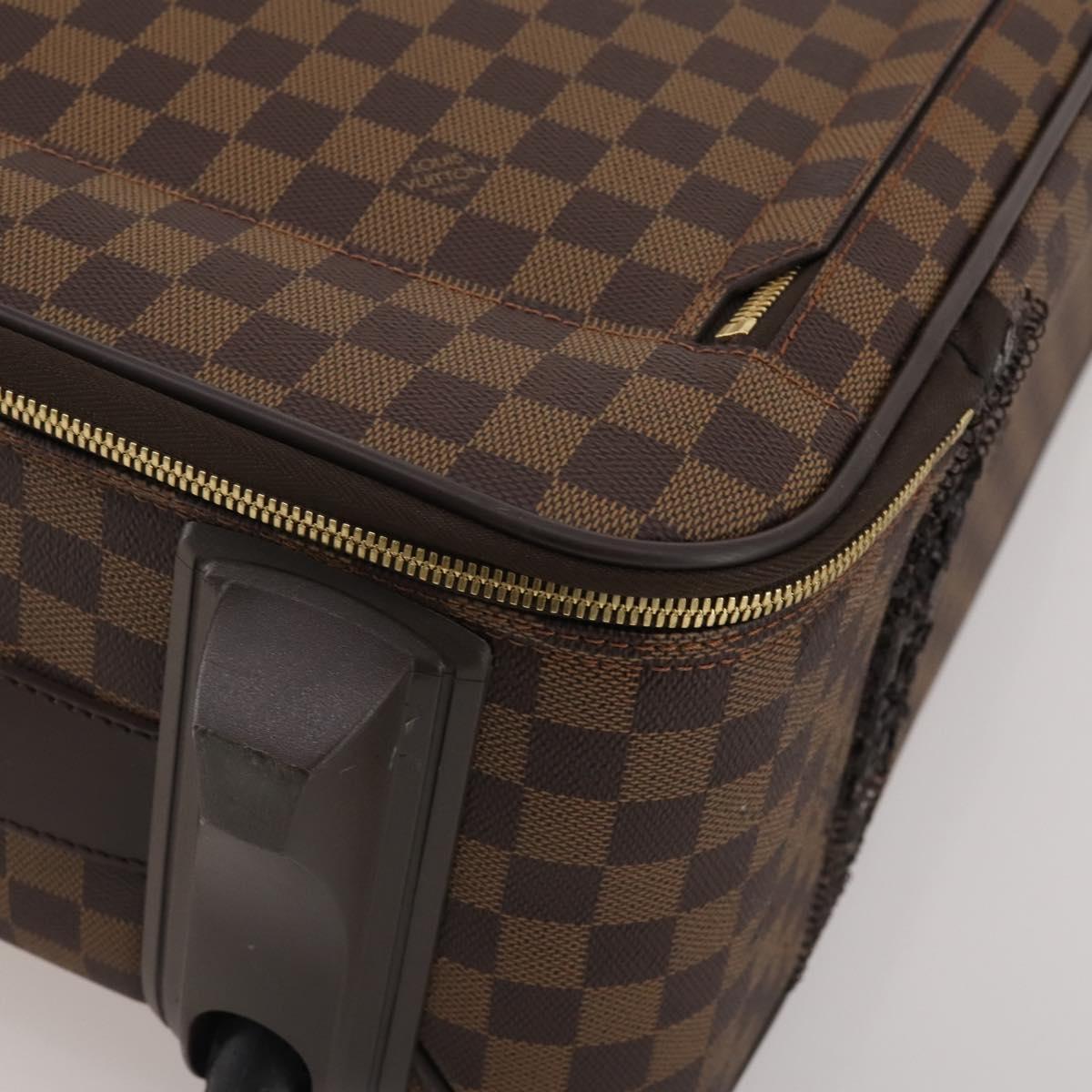 LOUIS VUITTON Damier Ebene Pegas 60 Suitcase N23255 LV Auth 189035