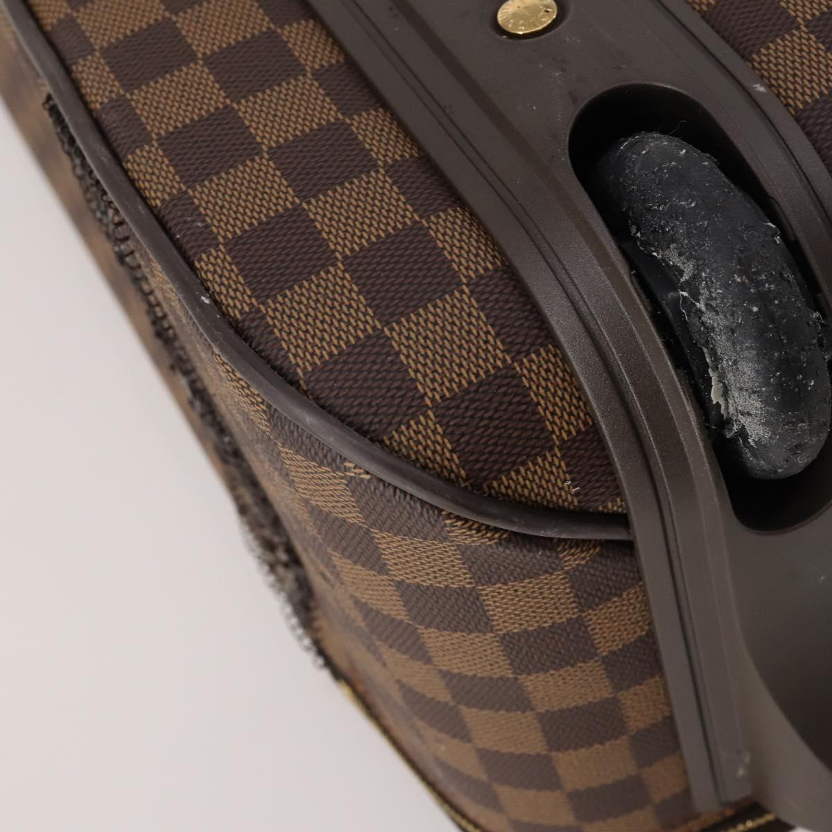 LOUIS VUITTON Damier Ebene Pegas 60 Suitcase N23255 LV Auth 189035