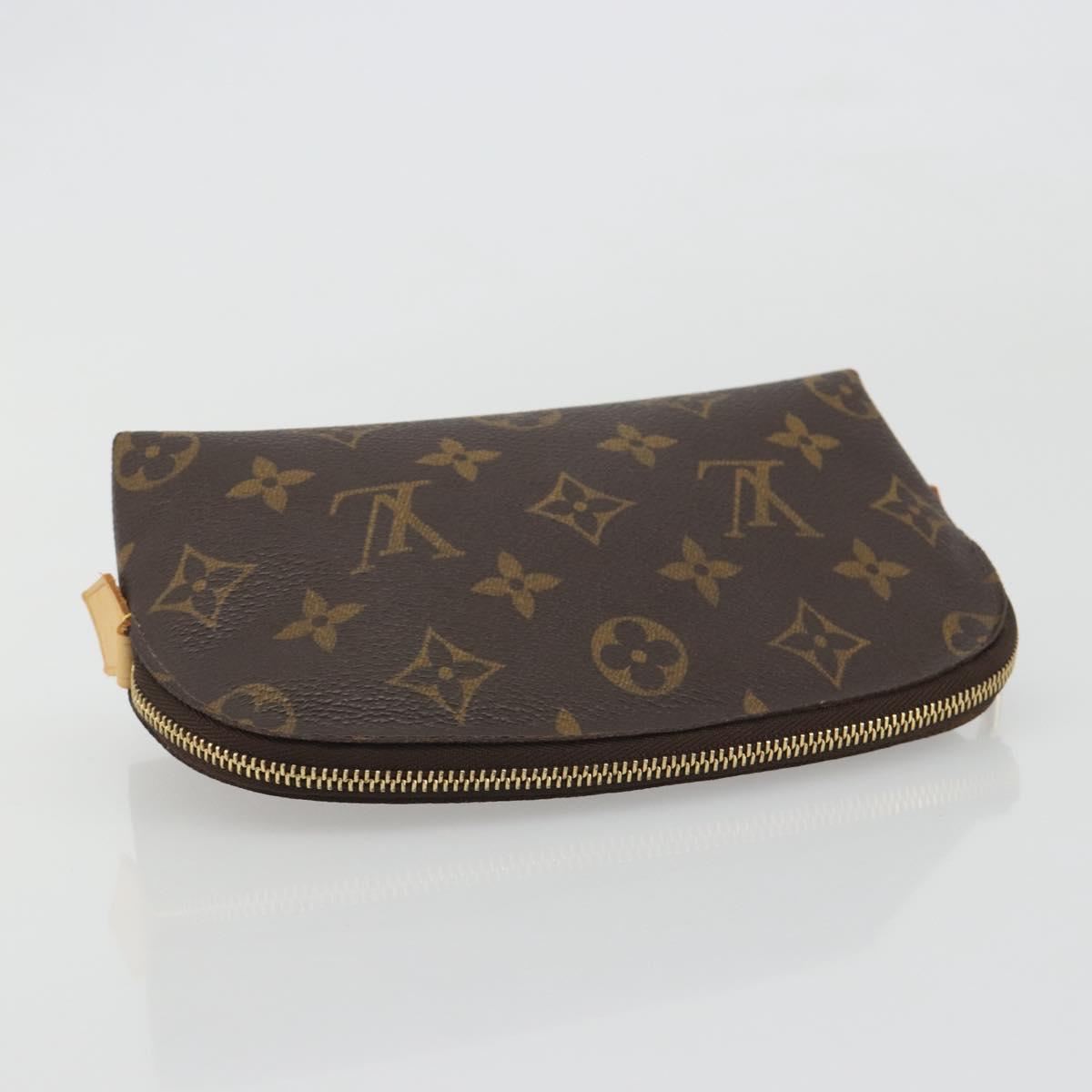 LOUIS VUITTON Monogram Pochette Cosmetic PM M47515 LV Auth 189077V