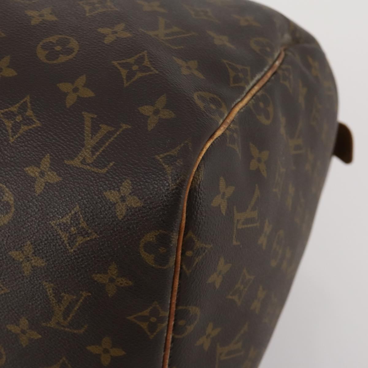 LOUIS VUITTON Monogram Keepall 55 Boston Bag M41424 LV Auth 189079A