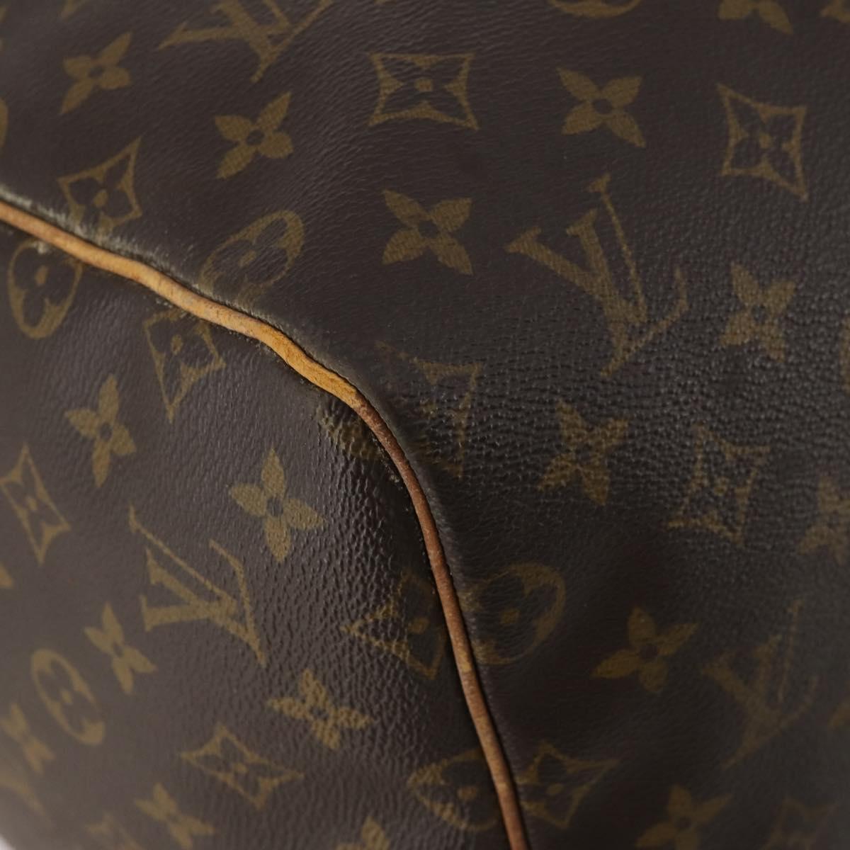 LOUIS VUITTON Monogram Keepall 55 Boston Bag M41424 LV Auth 189079A