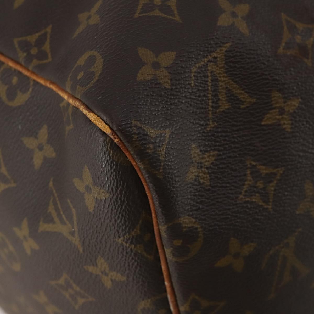 LOUIS VUITTON Monogram Keepall 55 Boston Bag M41424 LV Auth 189079A