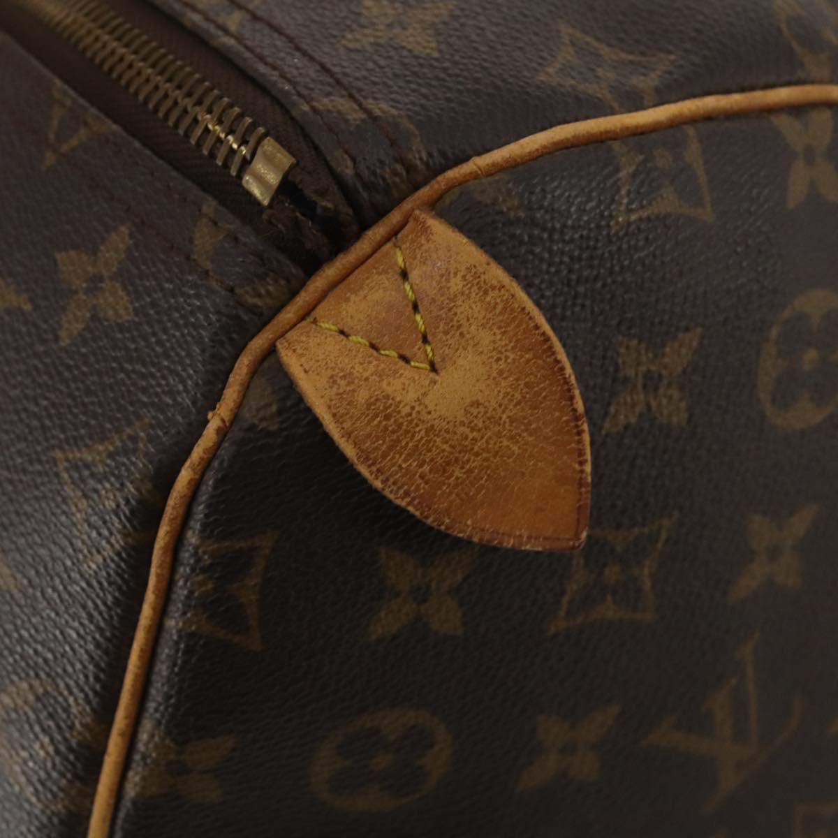 LOUIS VUITTON Monogram Keepall 55 Boston Bag M41424 LV Auth 189079A
