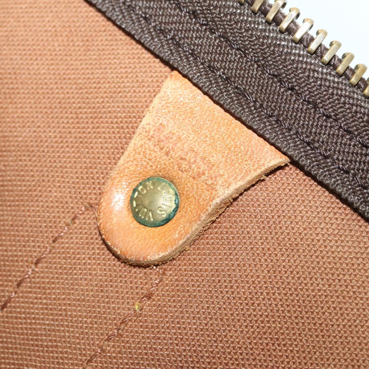 LOUIS VUITTON Monogram Keepall 55 Boston Bag M41424 LV Auth 189079A