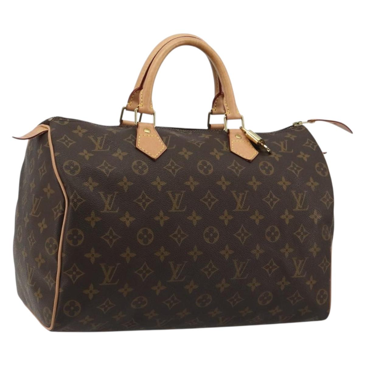 LOUIS VUITTON Monogram Speedy 35 Hand Bag M41524 LV Auth 189081SV