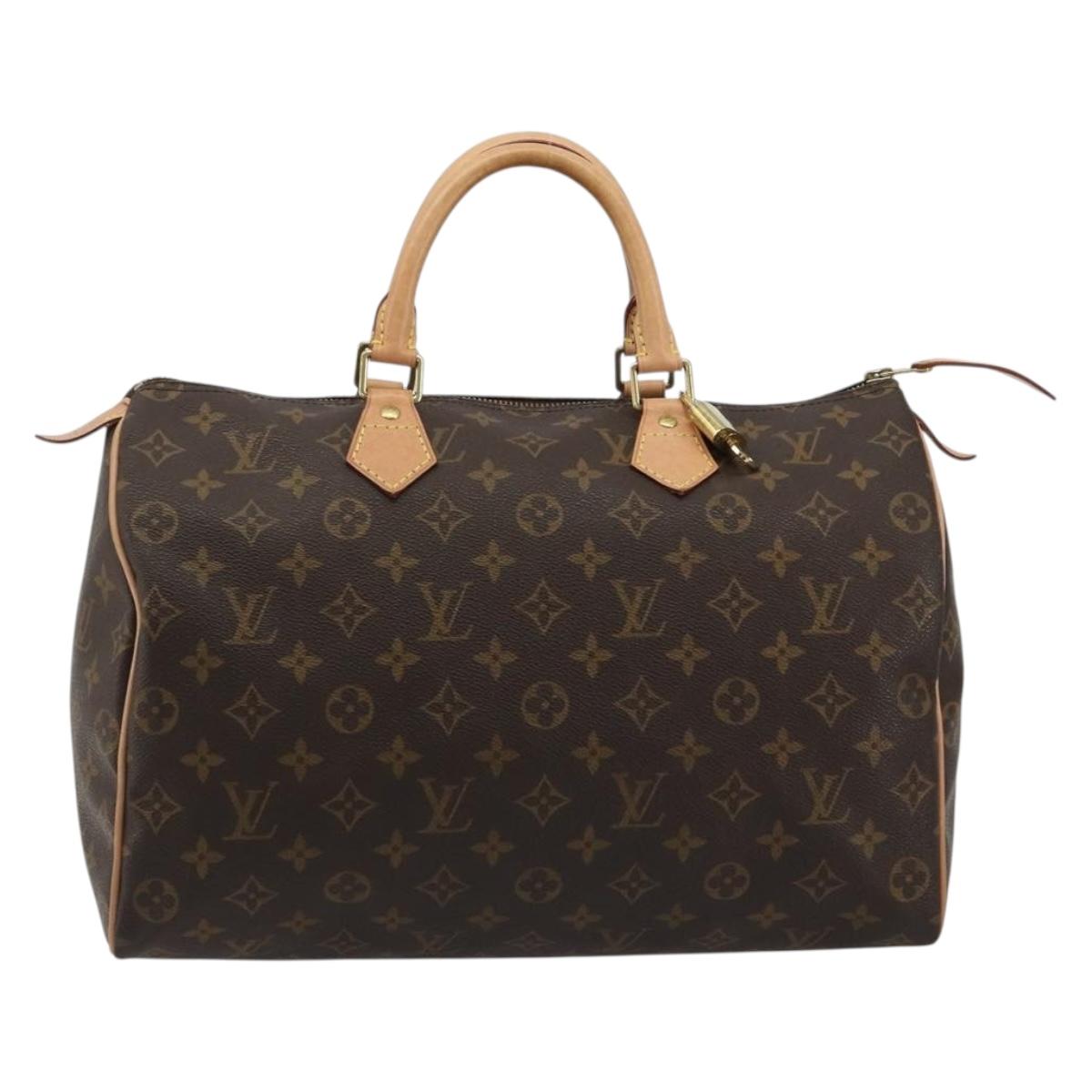 LOUIS VUITTON Monogram Speedy 35 Hand Bag M41524 LV Auth 189081SV