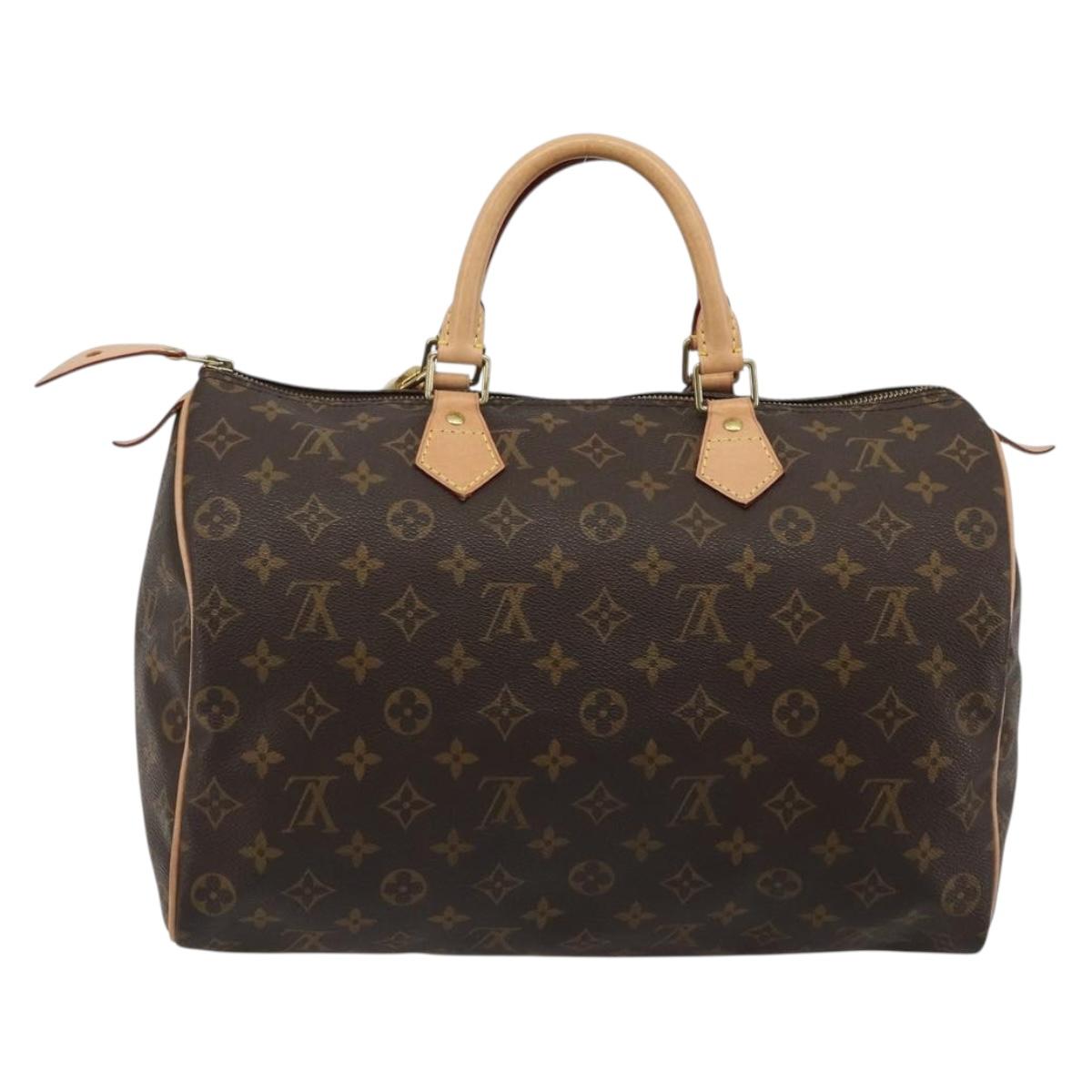 LOUIS VUITTON Monogram Speedy 35 Hand Bag M41524 LV Auth 189081SV