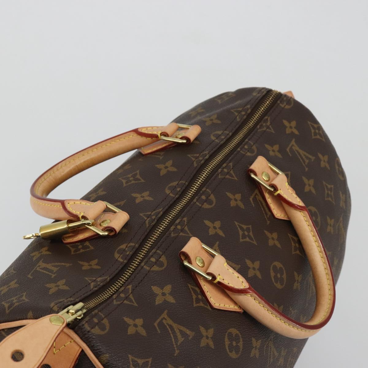 LOUIS VUITTON Monogram Speedy 35 Hand Bag M41524 LV Auth 189081SV