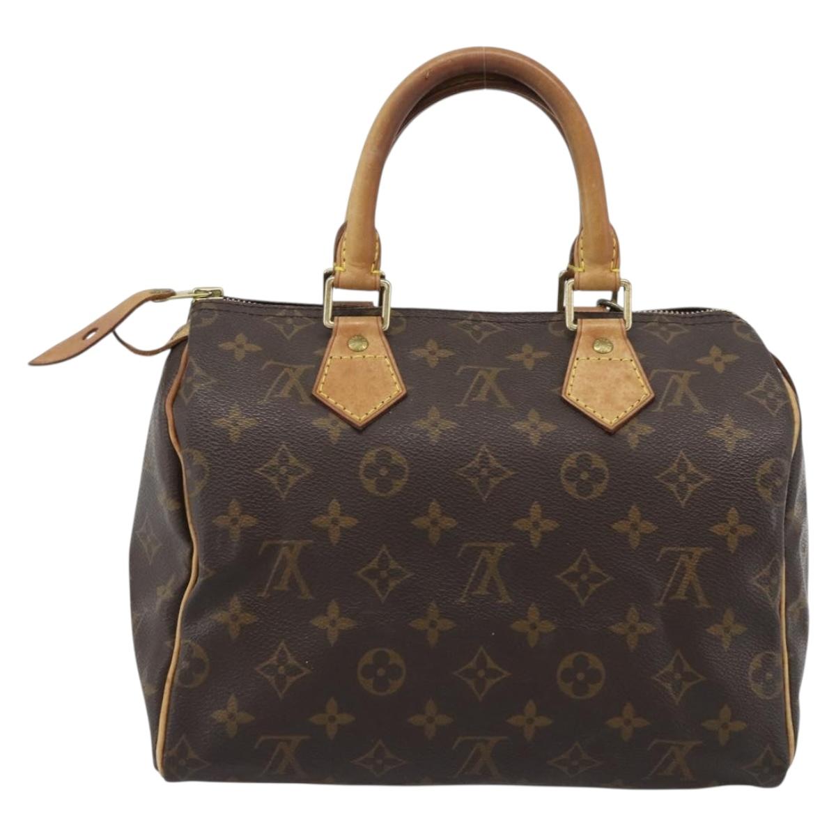 LOUIS VUITTON Monogram Speedy 25 Hand Bag M41528 LV Auth 189082A