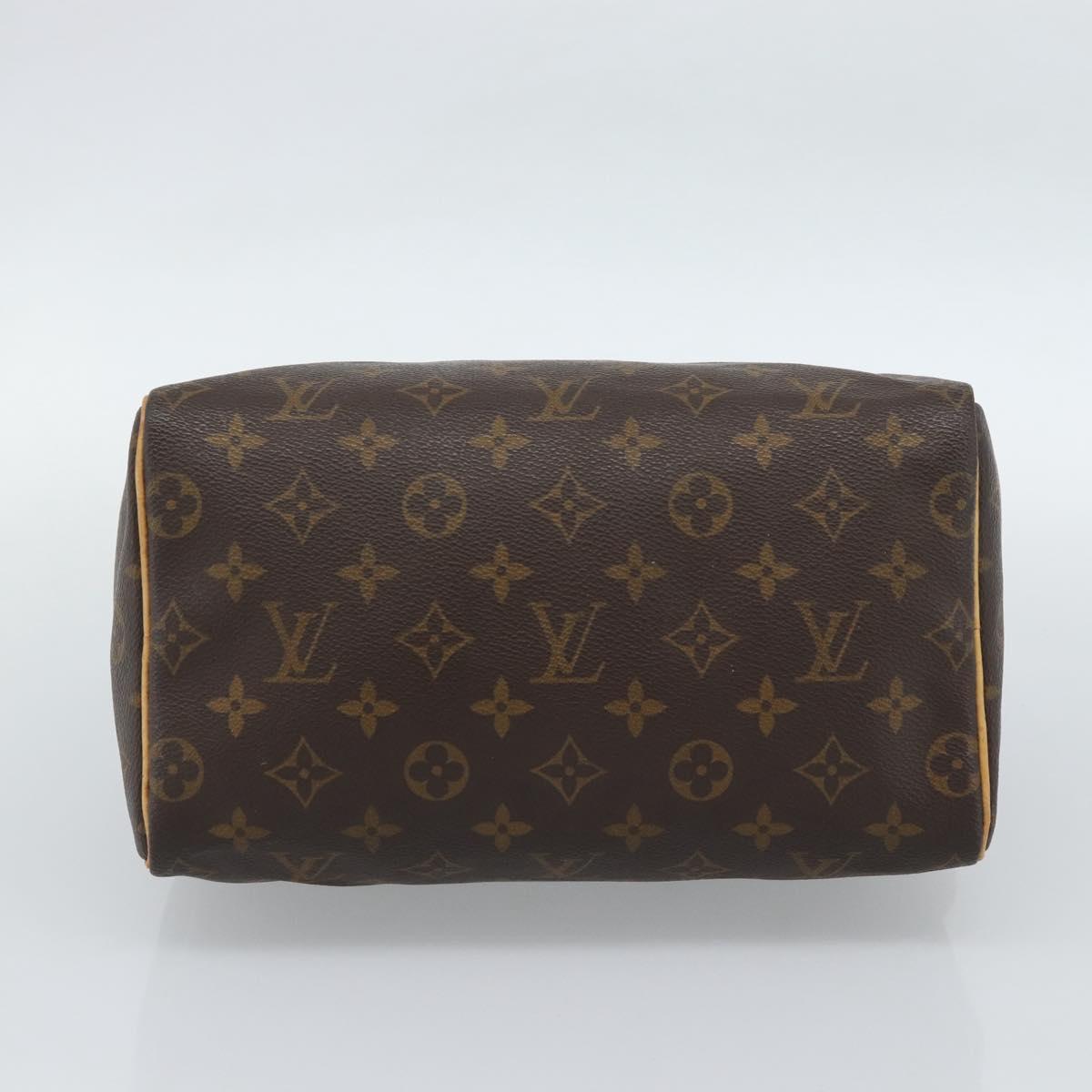 LOUIS VUITTON Monogram Speedy 25 Hand Bag M41528 LV Auth 189082A
