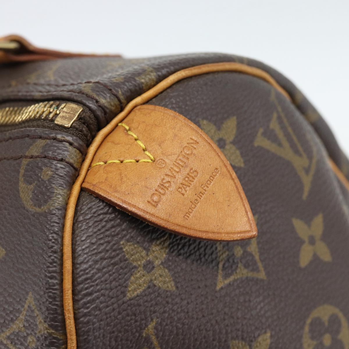 LOUIS VUITTON Monogram Speedy 25 Hand Bag M41528 LV Auth 189083A