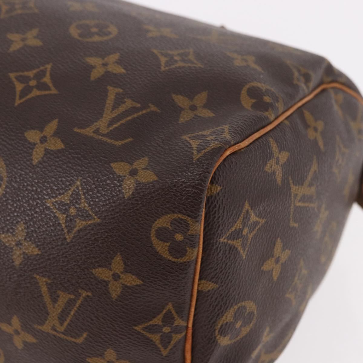 LOUIS VUITTON Monogram Speedy 25 Hand Bag M41528 LV Auth 189084A