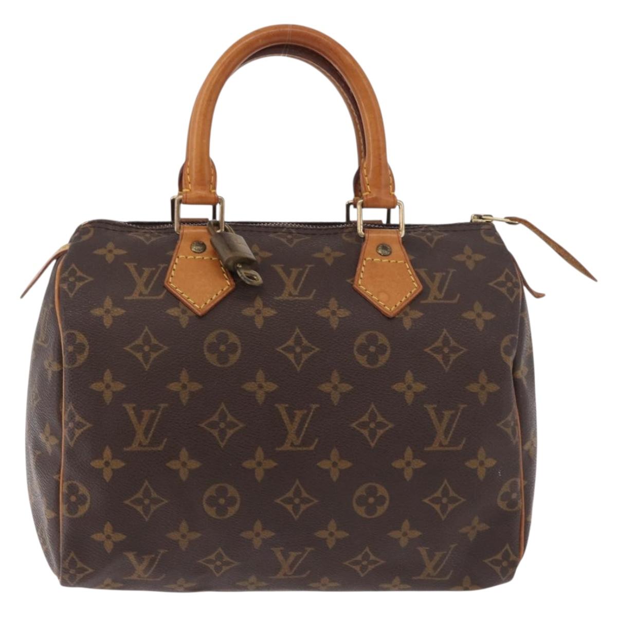 LOUIS VUITTON Monogram Speedy 25 Hand Bag M41528 LV Auth 189084A
