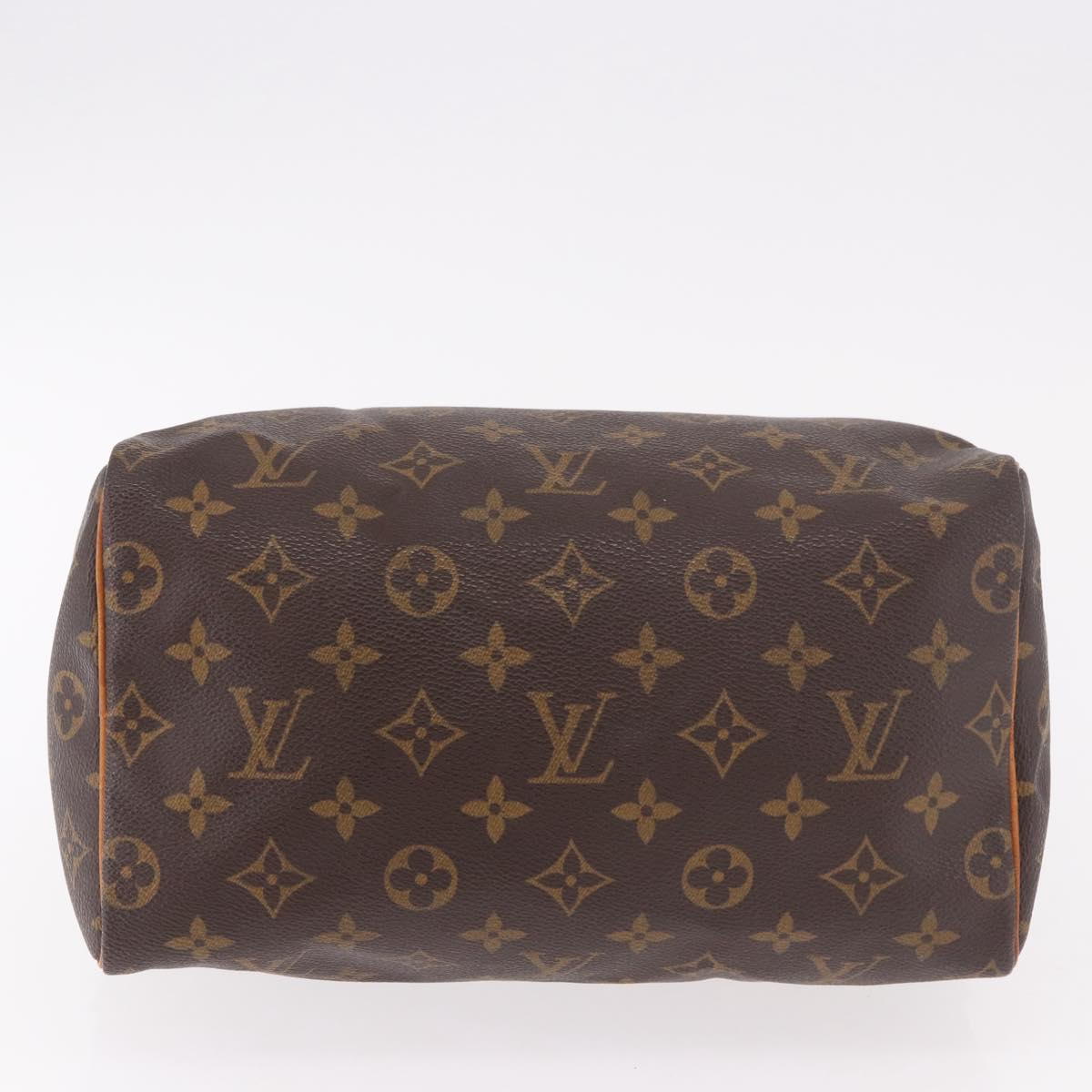LOUIS VUITTON Monogram Speedy 25 Hand Bag M41528 LV Auth 189084A