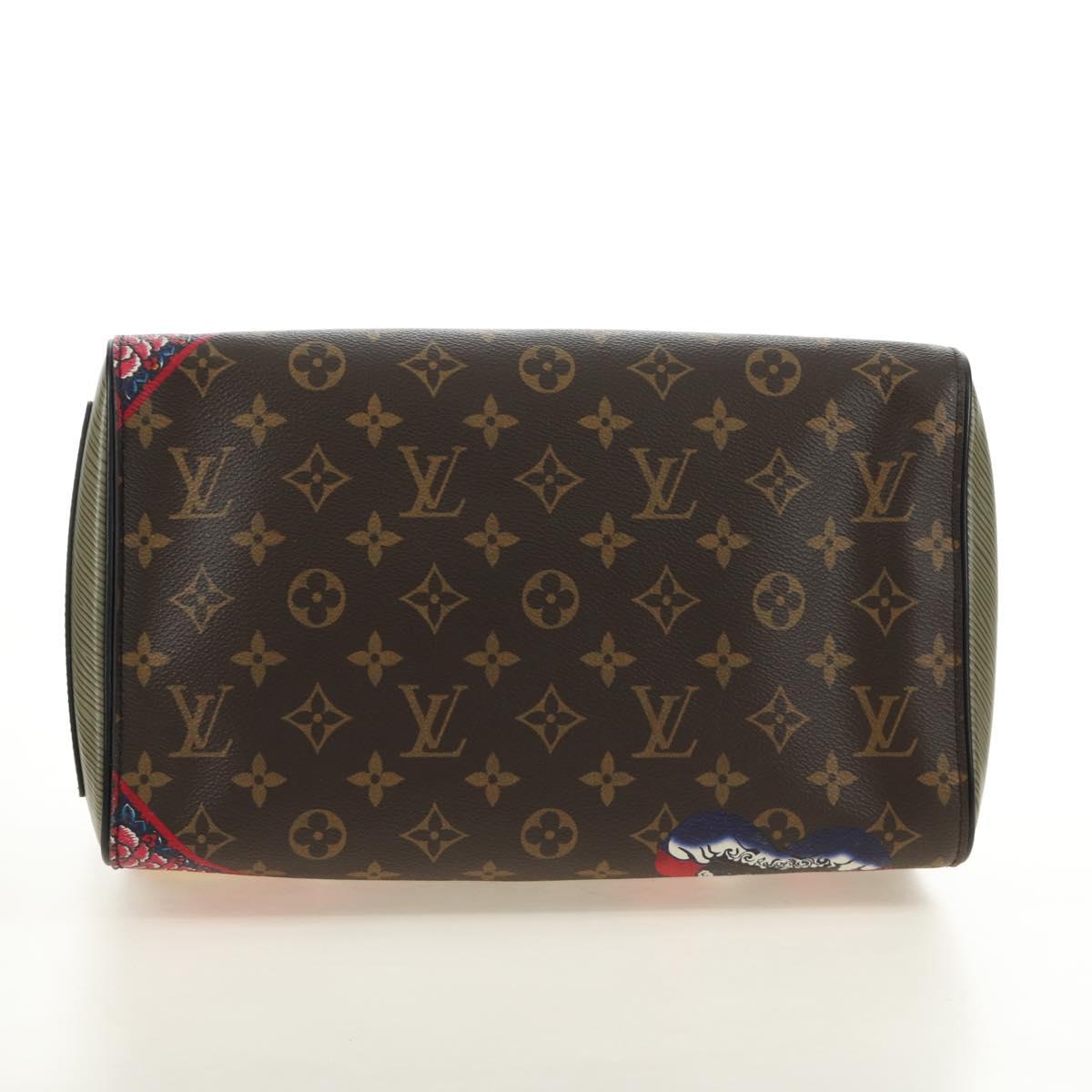 LOUIS VUITTON Monogram Kabuki Speedy 30 Hand Bag M43505 LV Auth 189086SAM