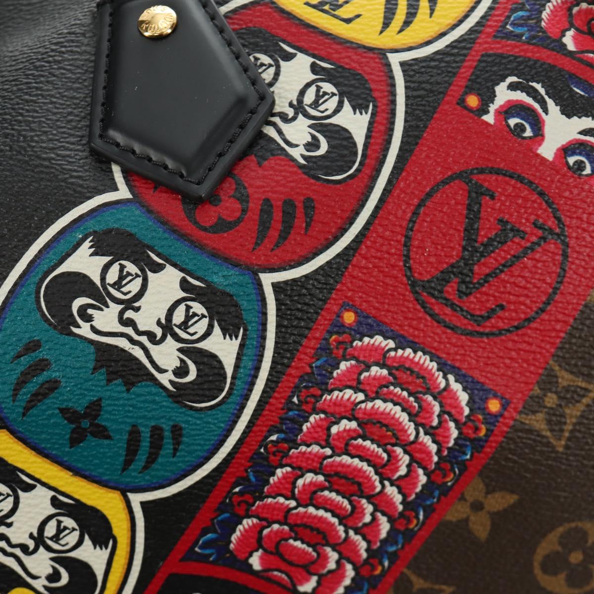 LOUIS VUITTON Monogram Kabuki Speedy 30 Hand Bag M43505 LV Auth 189086SAM