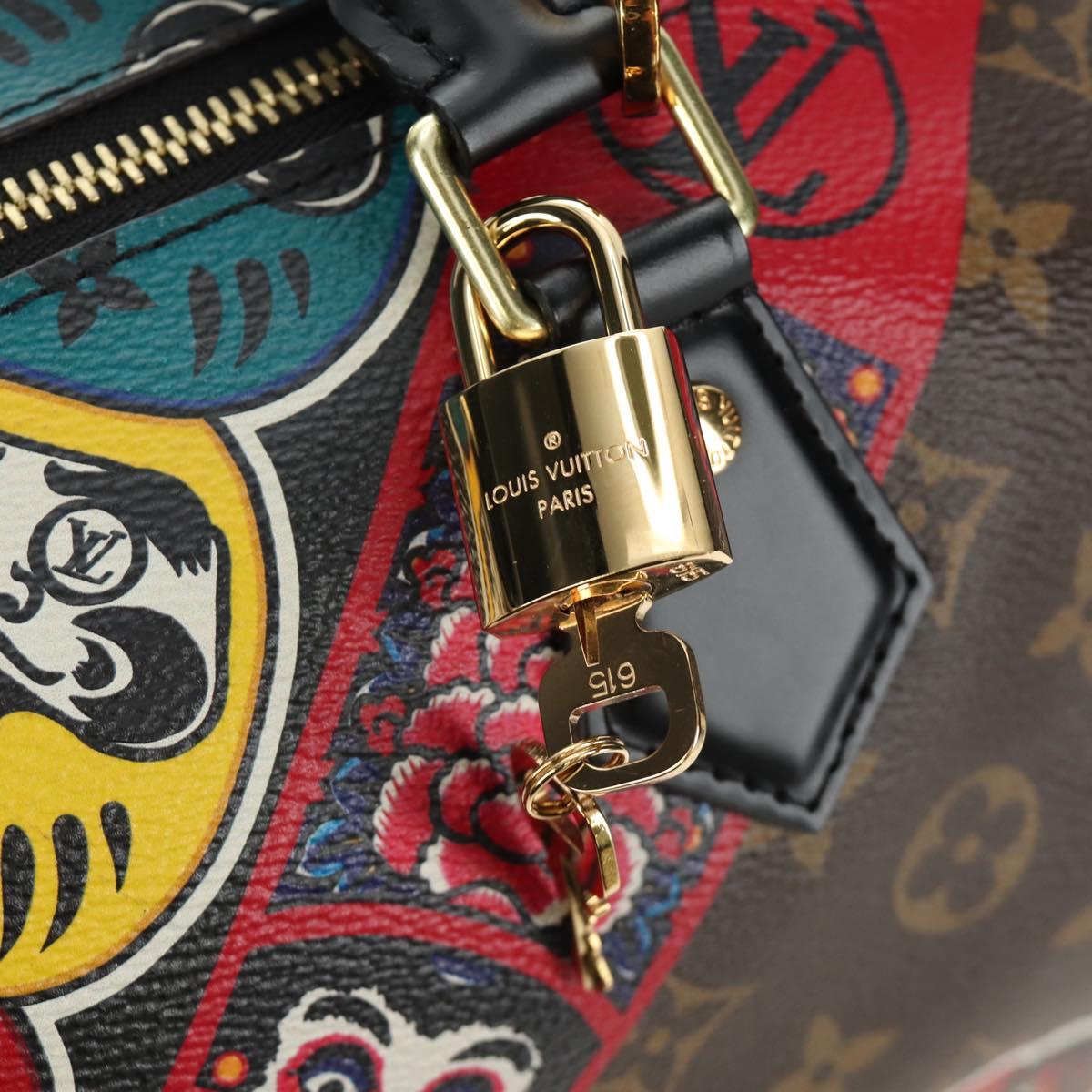 LOUIS VUITTON Monogram Kabuki Speedy 30 Hand Bag M43505 LV Auth 189086SAM