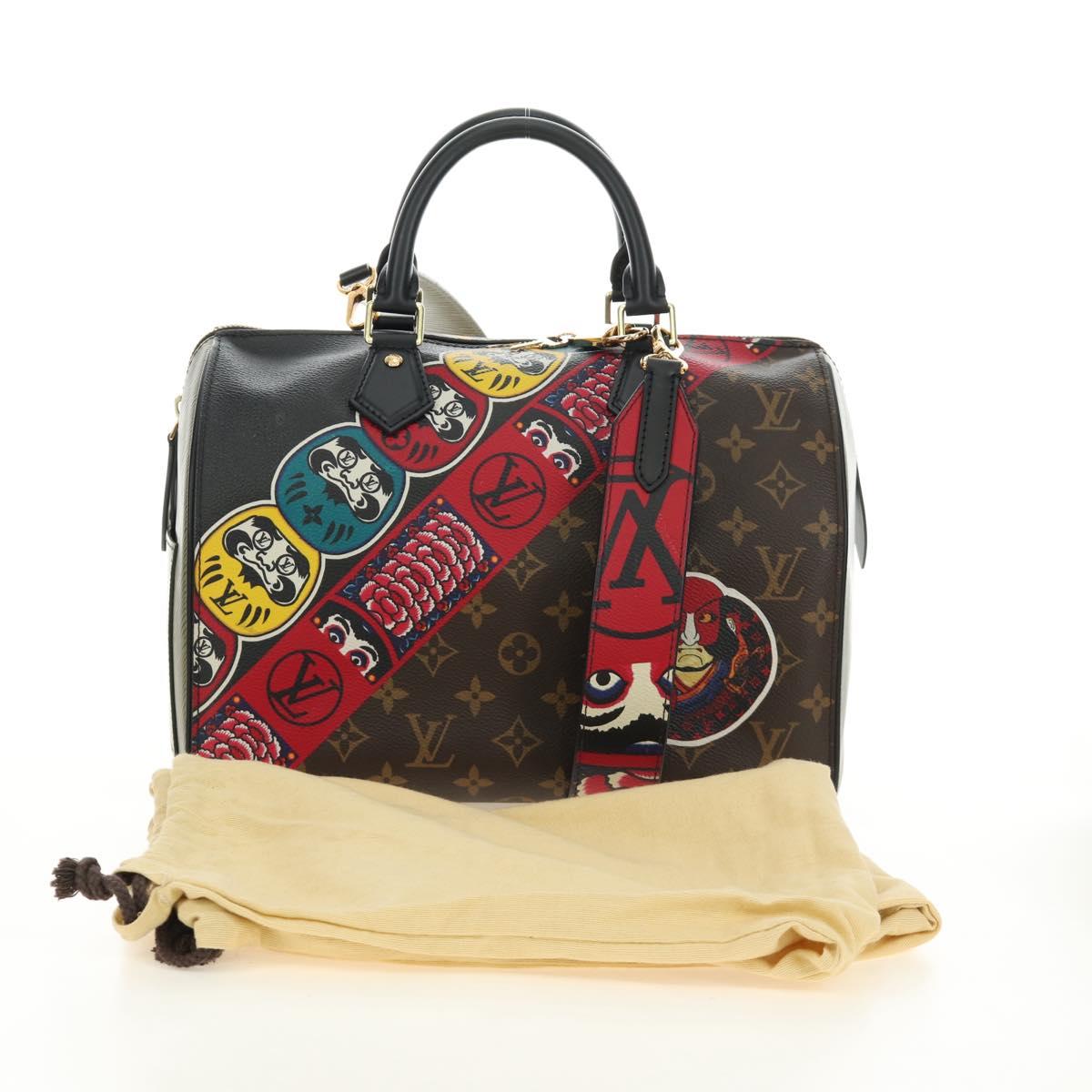 LOUIS VUITTON Monogram Kabuki Speedy 30 Hand Bag M43505 LV Auth 189086SAM
