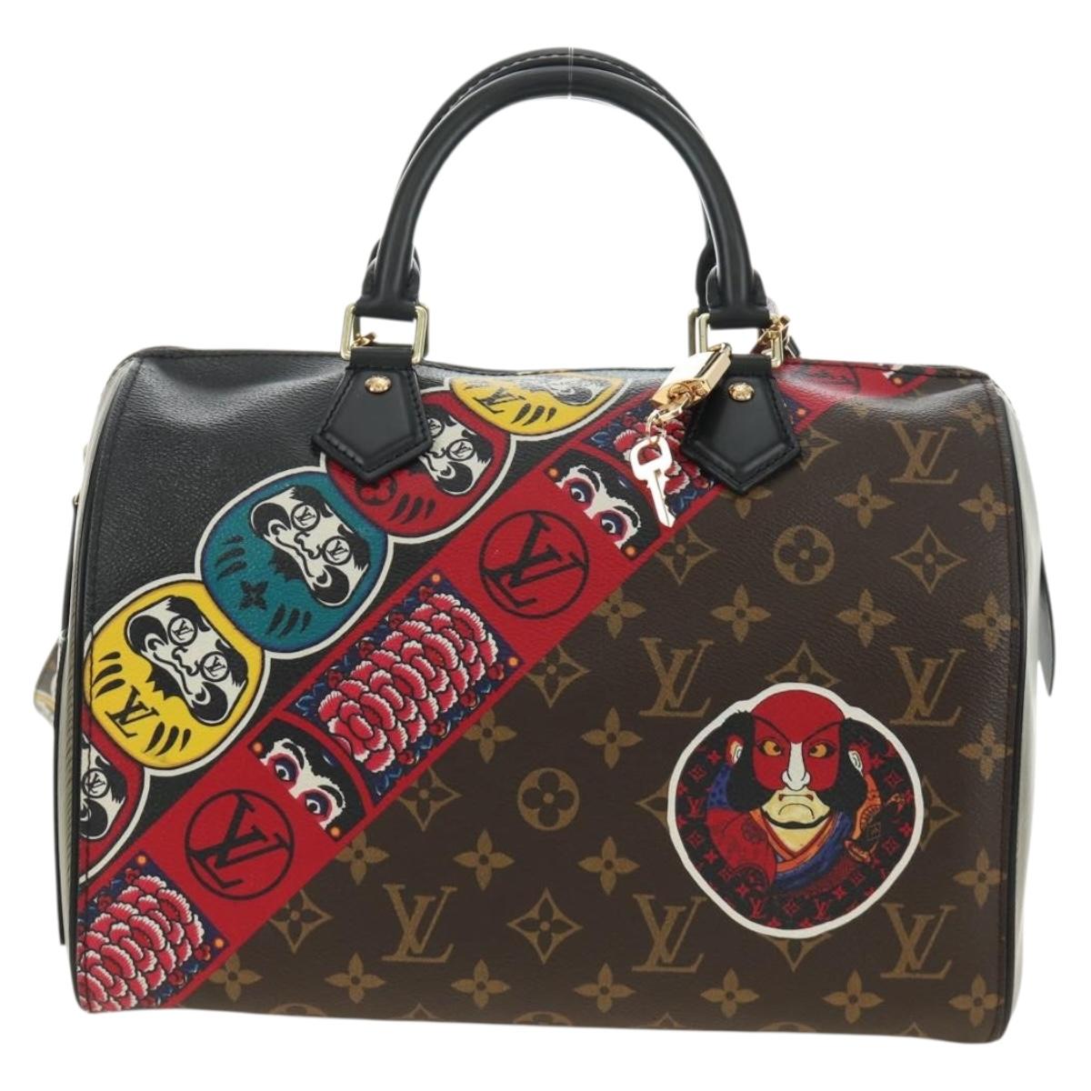 LOUIS VUITTON Monogram Kabuki Speedy 30 Hand Bag M43505 LV Auth 189086SAM