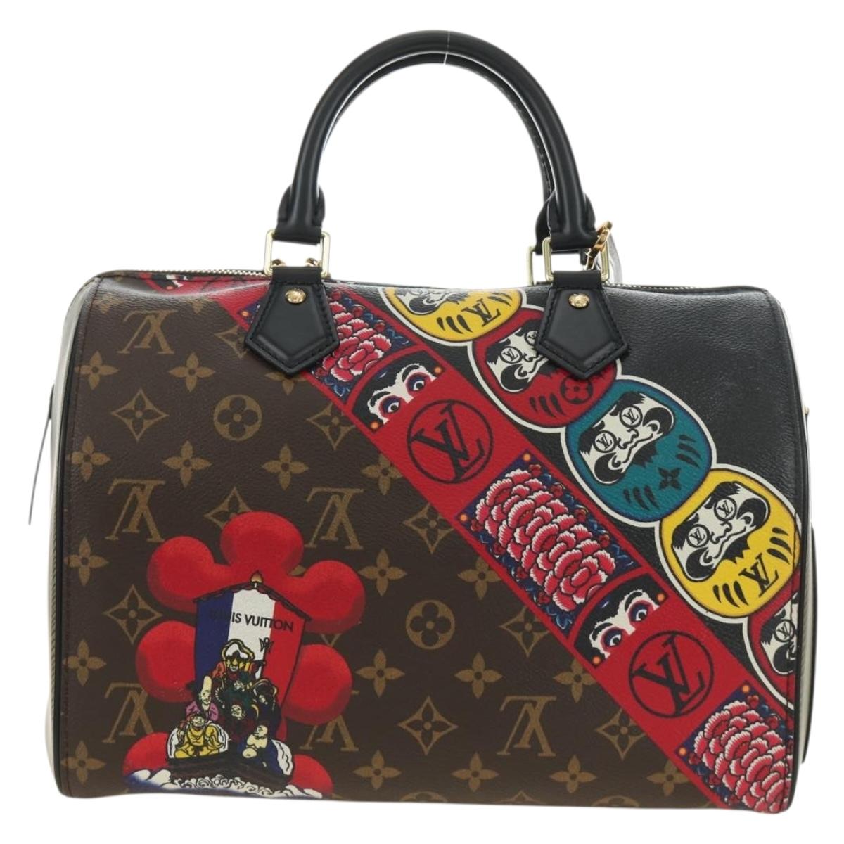LOUIS VUITTON Monogram Kabuki Speedy 30 Hand Bag M43505 LV Auth 189086SAM
