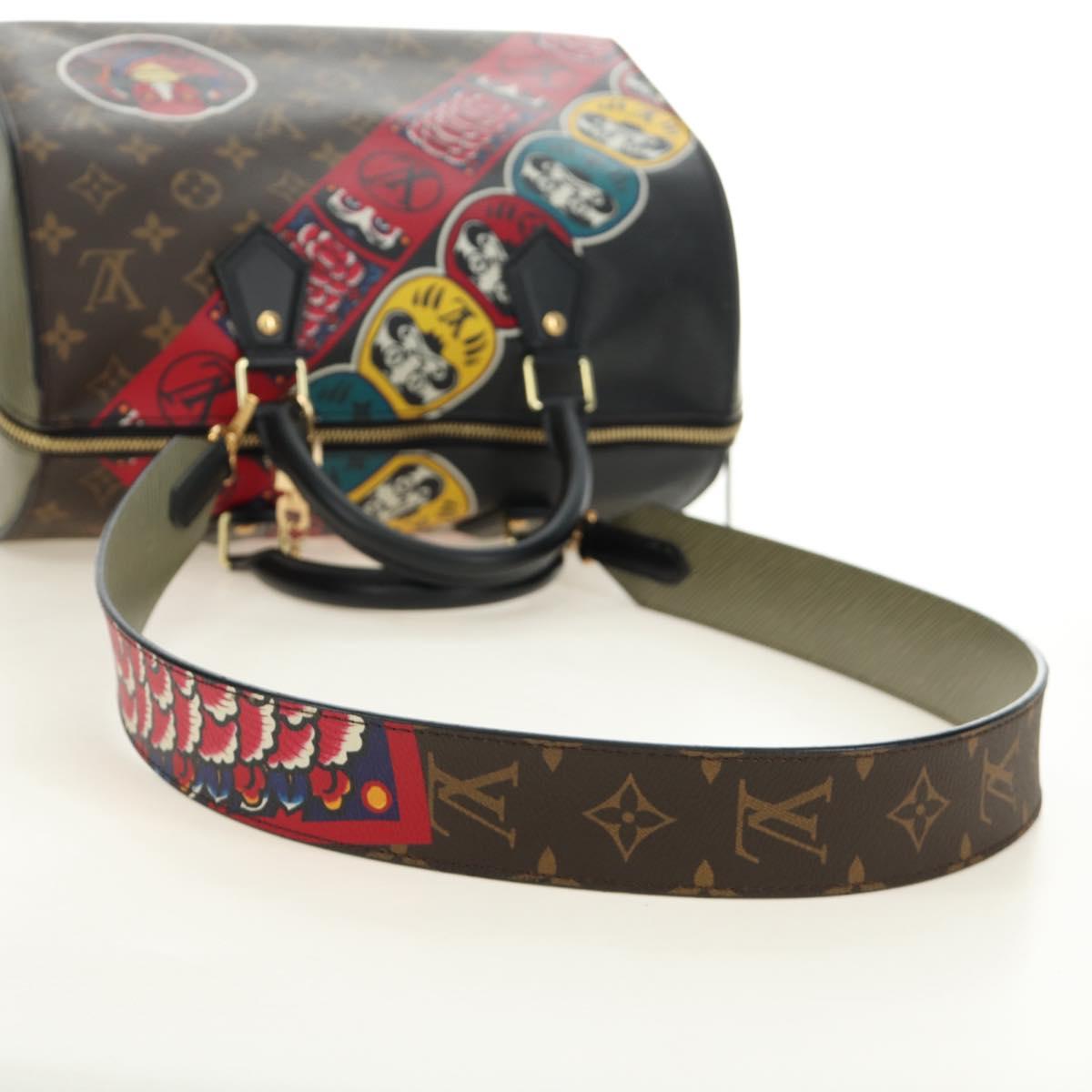 LOUIS VUITTON Monogram Kabuki Speedy 30 Hand Bag M43505 LV Auth 189086SAM