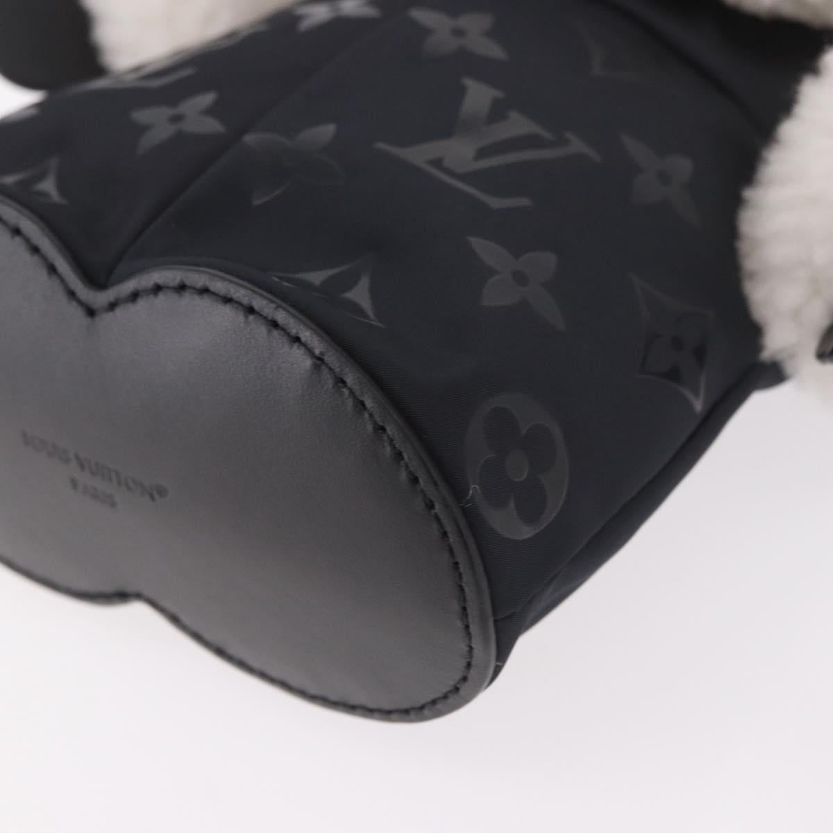 LOUIS VUITTON Monogram Vivienne Backpack Nylon Black LV Auth 189088SM