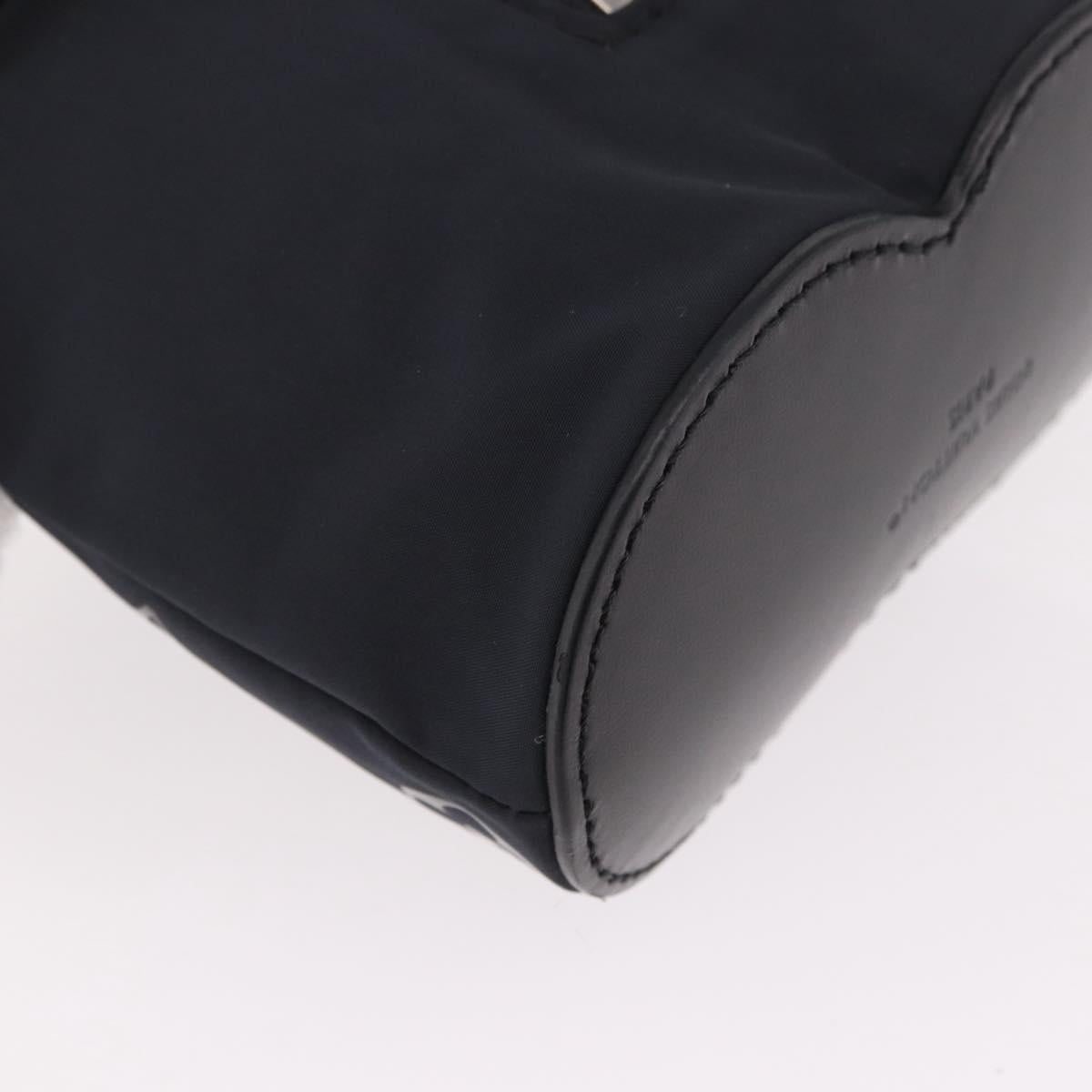 LOUIS VUITTON Monogram Vivienne Backpack Nylon Black LV Auth 189088SM