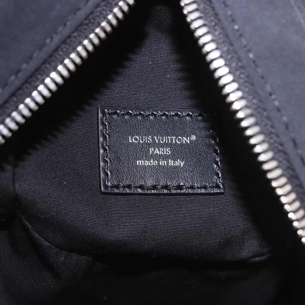 LOUIS VUITTON Monogram Vivienne Backpack Nylon Black LV Auth 189088SM