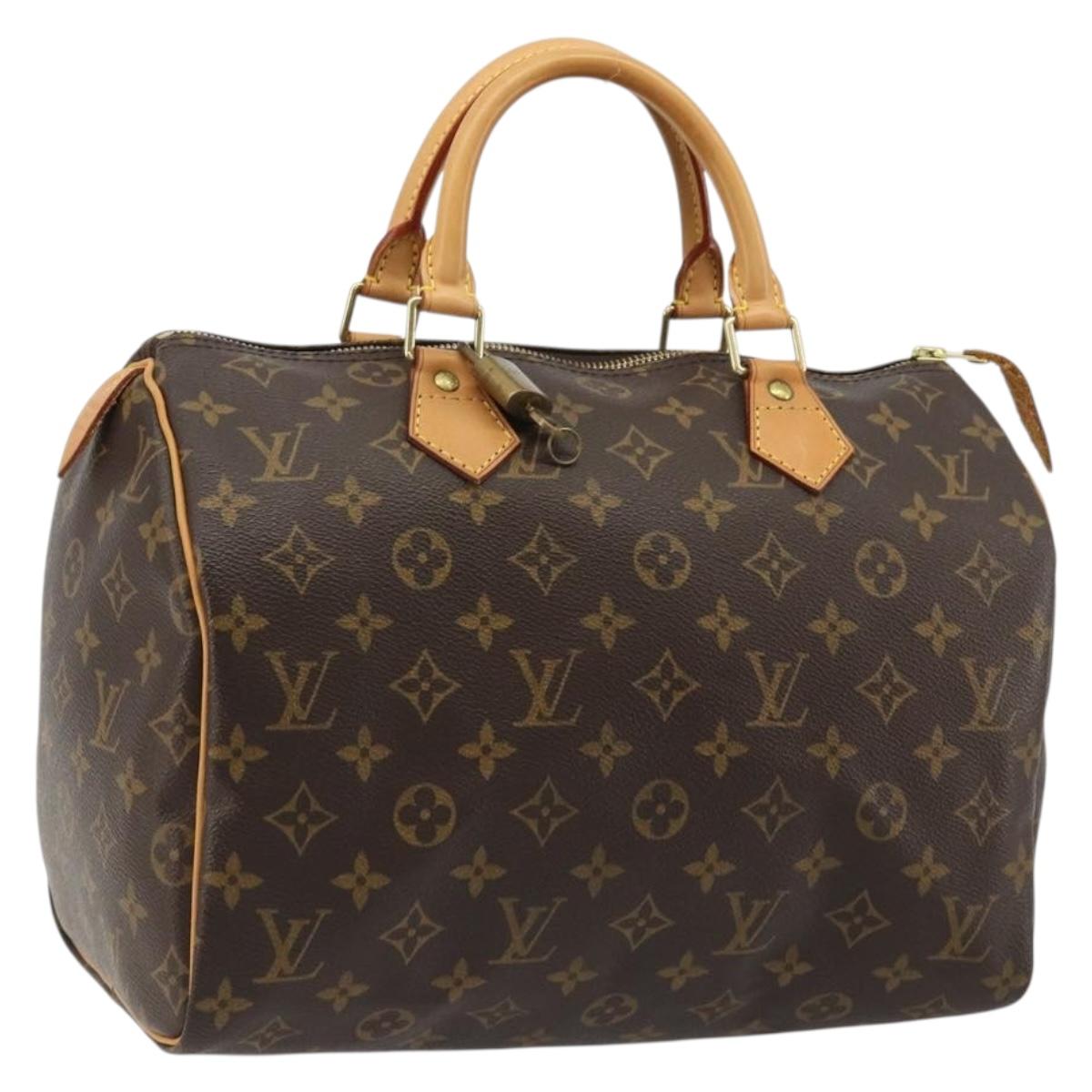 LOUIS VUITTON Monogram Speedy 30 Hand Bag M41526 LV Auth 189095SV