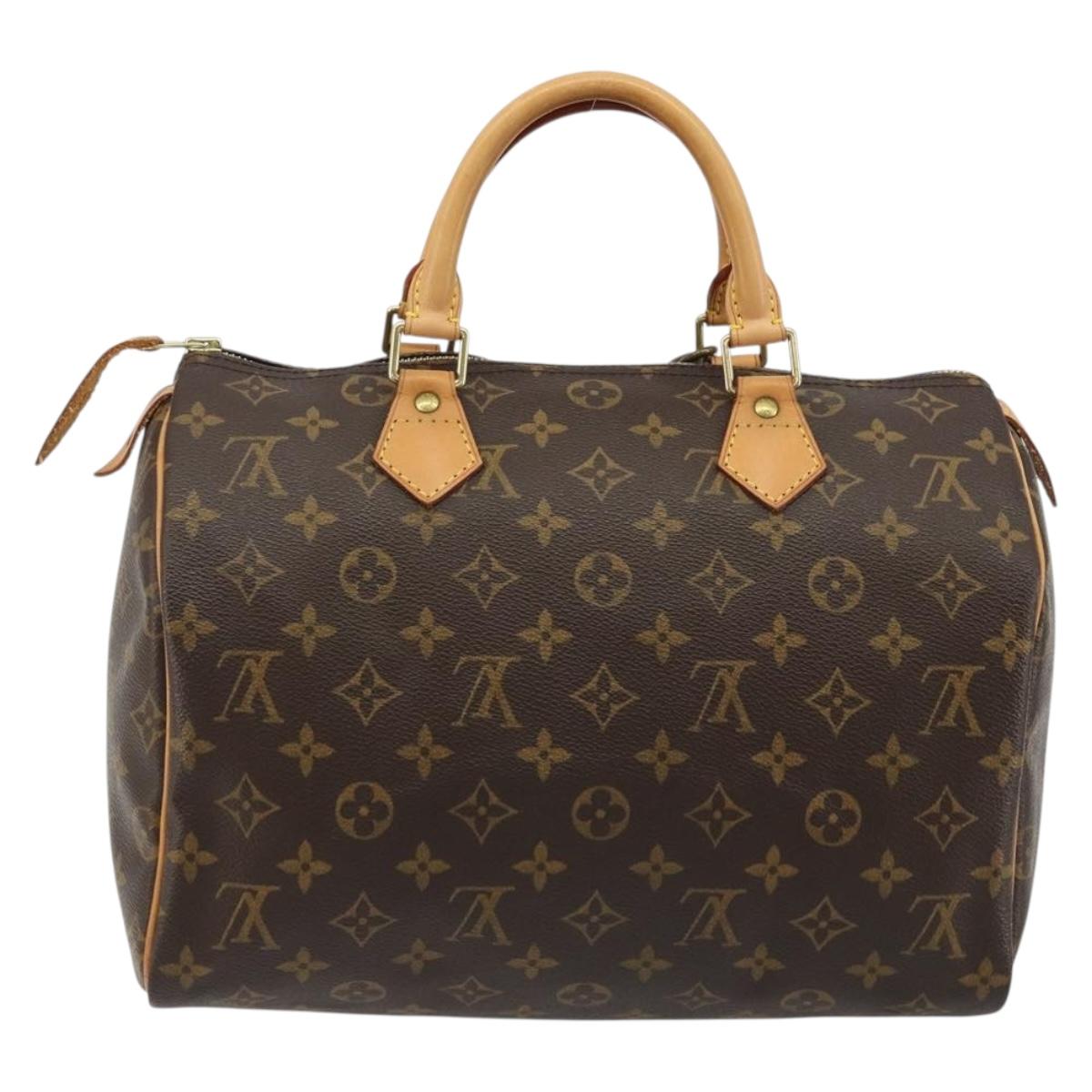 LOUIS VUITTON Monogram Speedy 30 Hand Bag M41526 LV Auth 189095SV