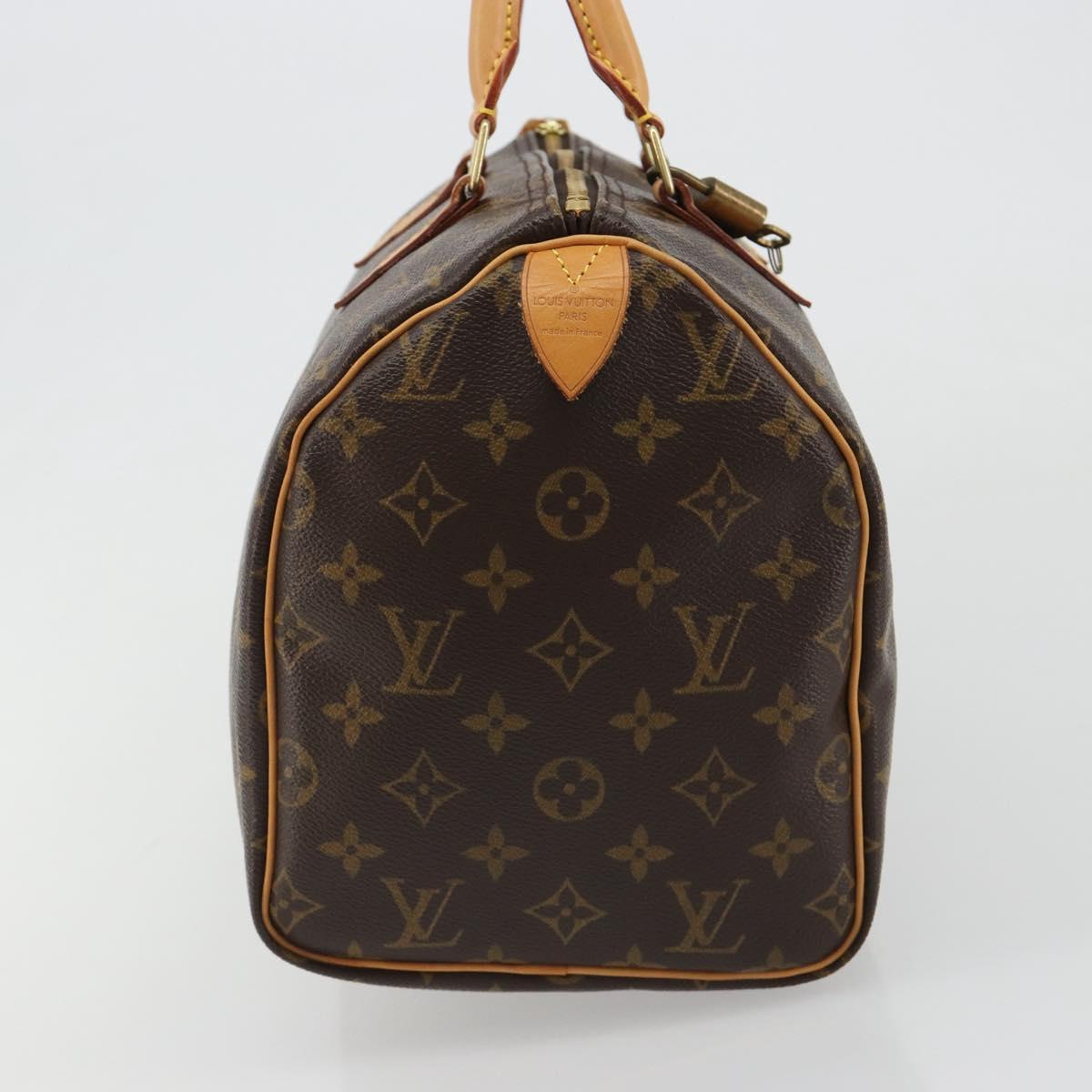 LOUIS VUITTON Monogram Speedy 30 Hand Bag M41526 LV Auth 189095SV