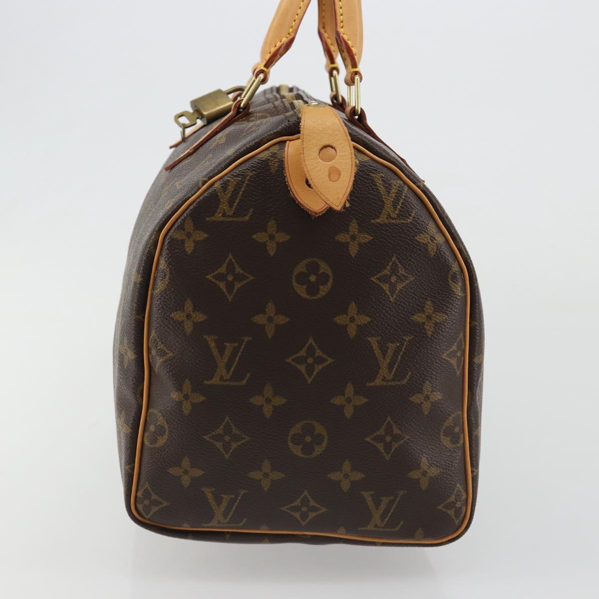 LOUIS VUITTON Monogram Speedy 30 Hand Bag M41526 LV Auth 189095SV