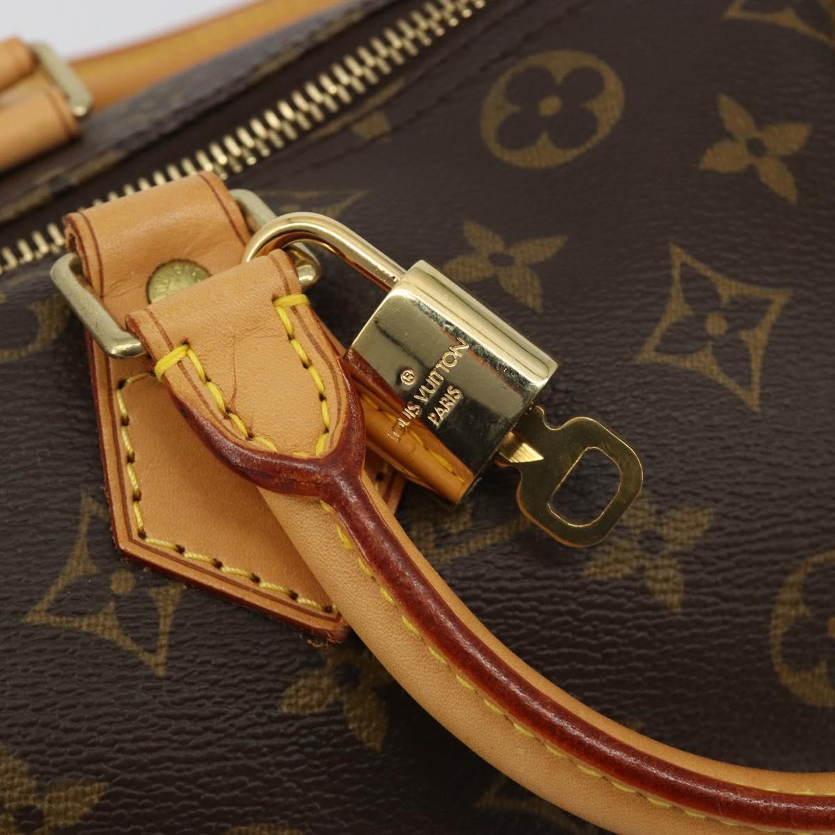 LOUIS VUITTON Monogram Speedy 30 Hand Bag M41526 LV Auth 189105SV
