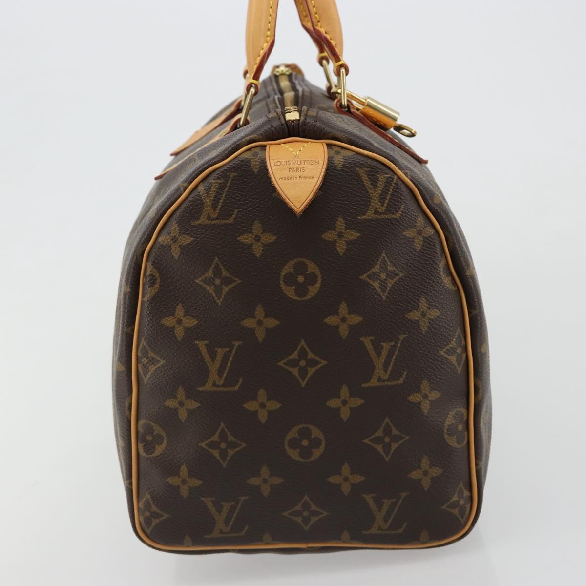 LOUIS VUITTON Monogram Speedy 30 Hand Bag M41526 LV Auth 189105SV