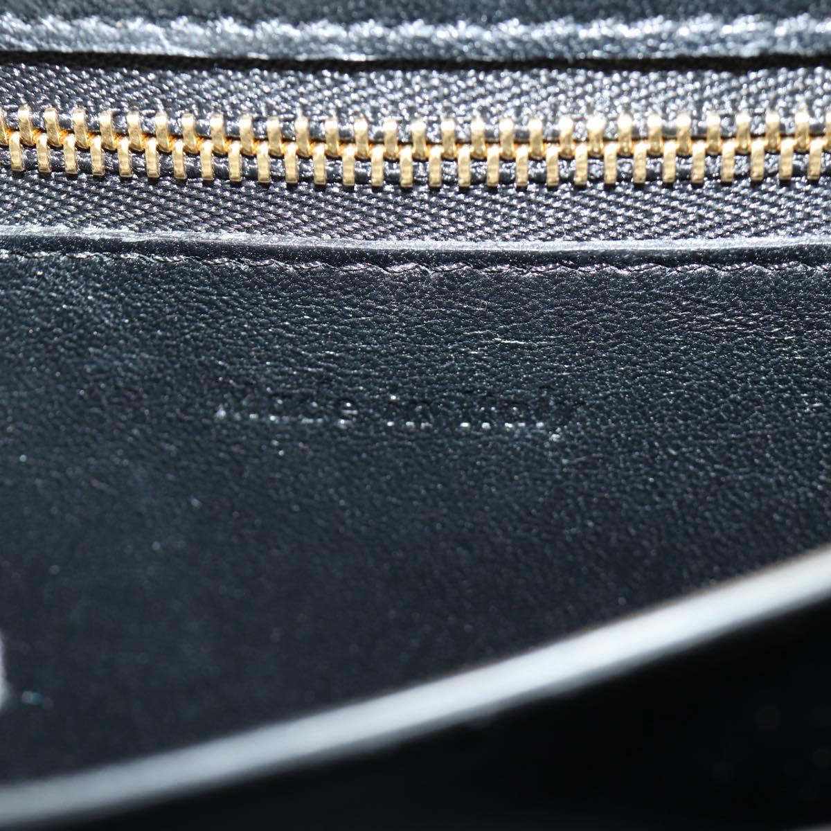 CELINE Shoulder Bag Leather Gold Auth 189106M