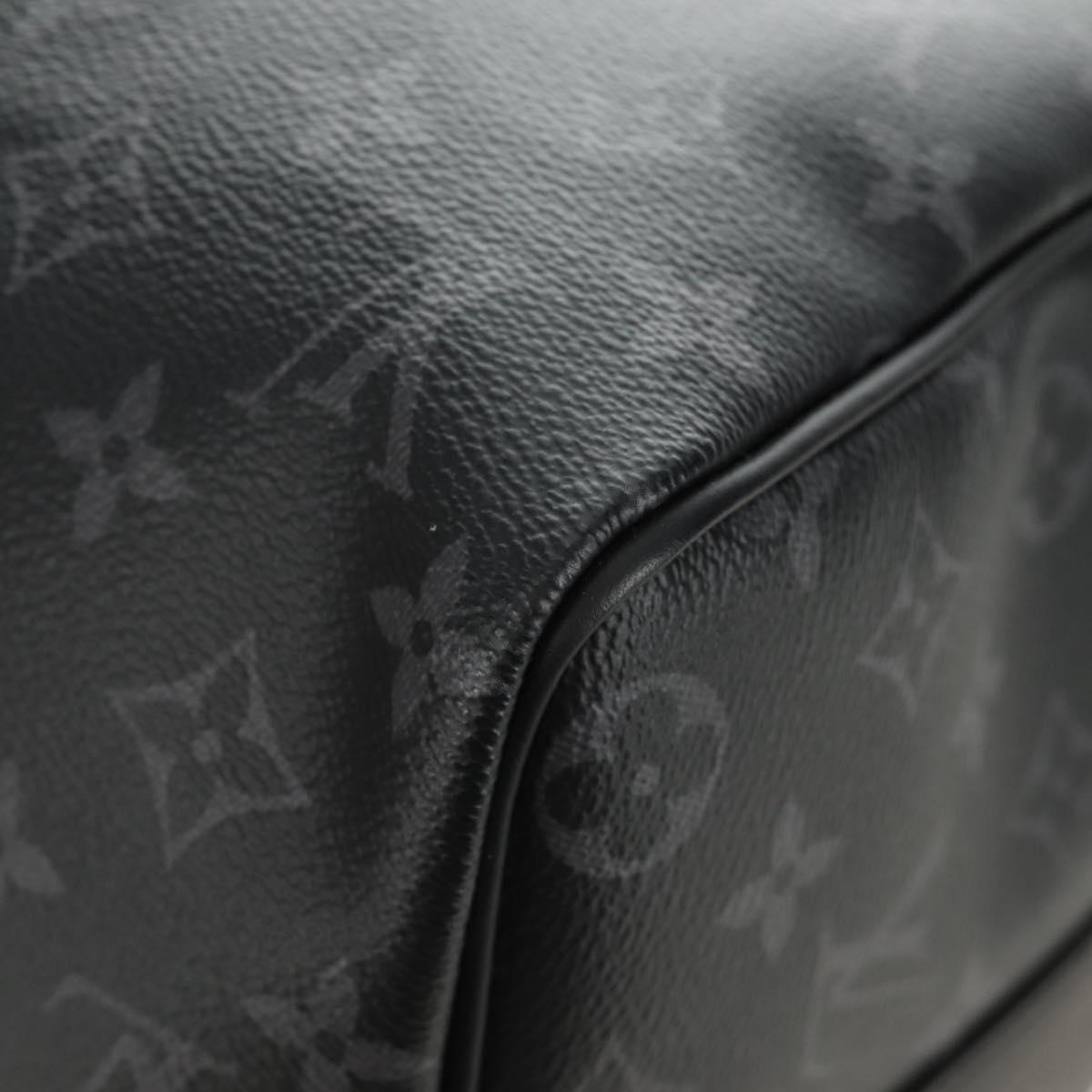 LOUIS VUITTON Monogram Eclipse Keepall Bandouliere 45 M15251 LV Auth 189113SAM
