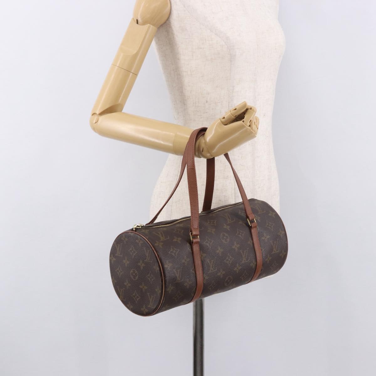 LOUIS VUITTON Monogram Papillon 30 Hand Bag M51385 LV Auth 189123A