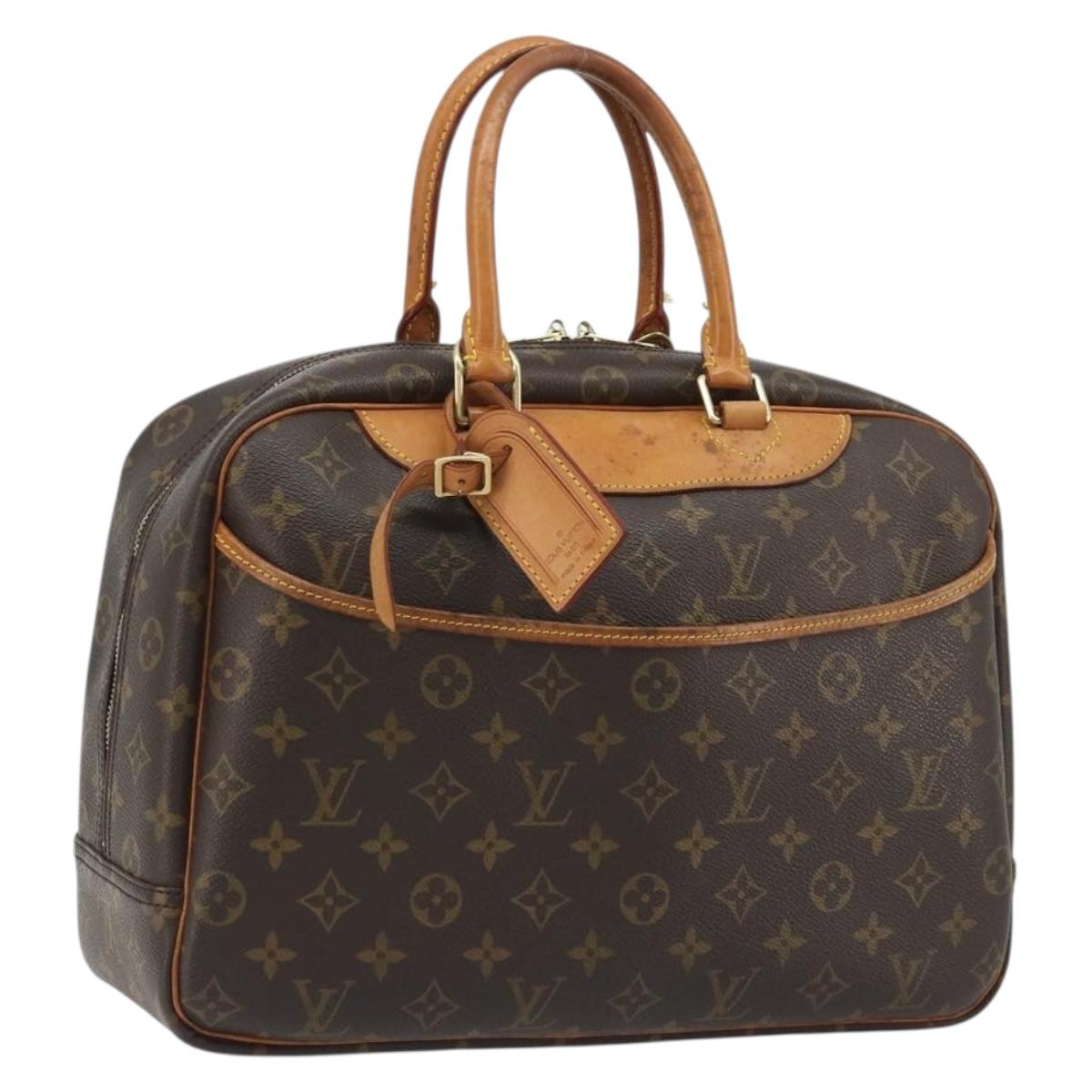 LOUIS VUITTON Monogram Deauville Hand Bag M47270 LV Auth 189137