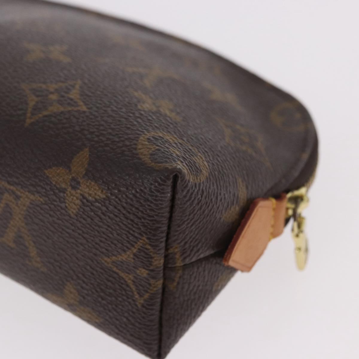 LOUIS VUITTON Monogram Pochette Cosmetic PM M47515 LV Auth 189138