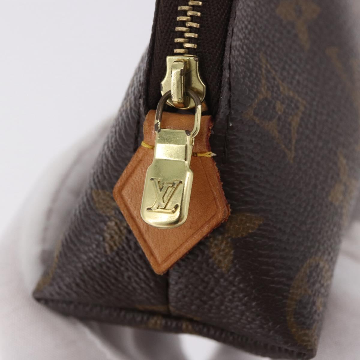 LOUIS VUITTON Monogram Pochette Cosmetic PM M47515 LV Auth 189138