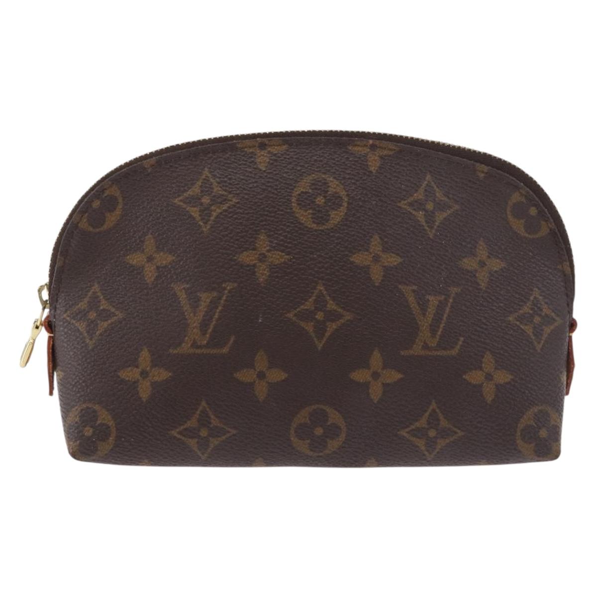 LOUIS VUITTON Monogram Pochette Cosmetic PM M47515 LV Auth 189138
