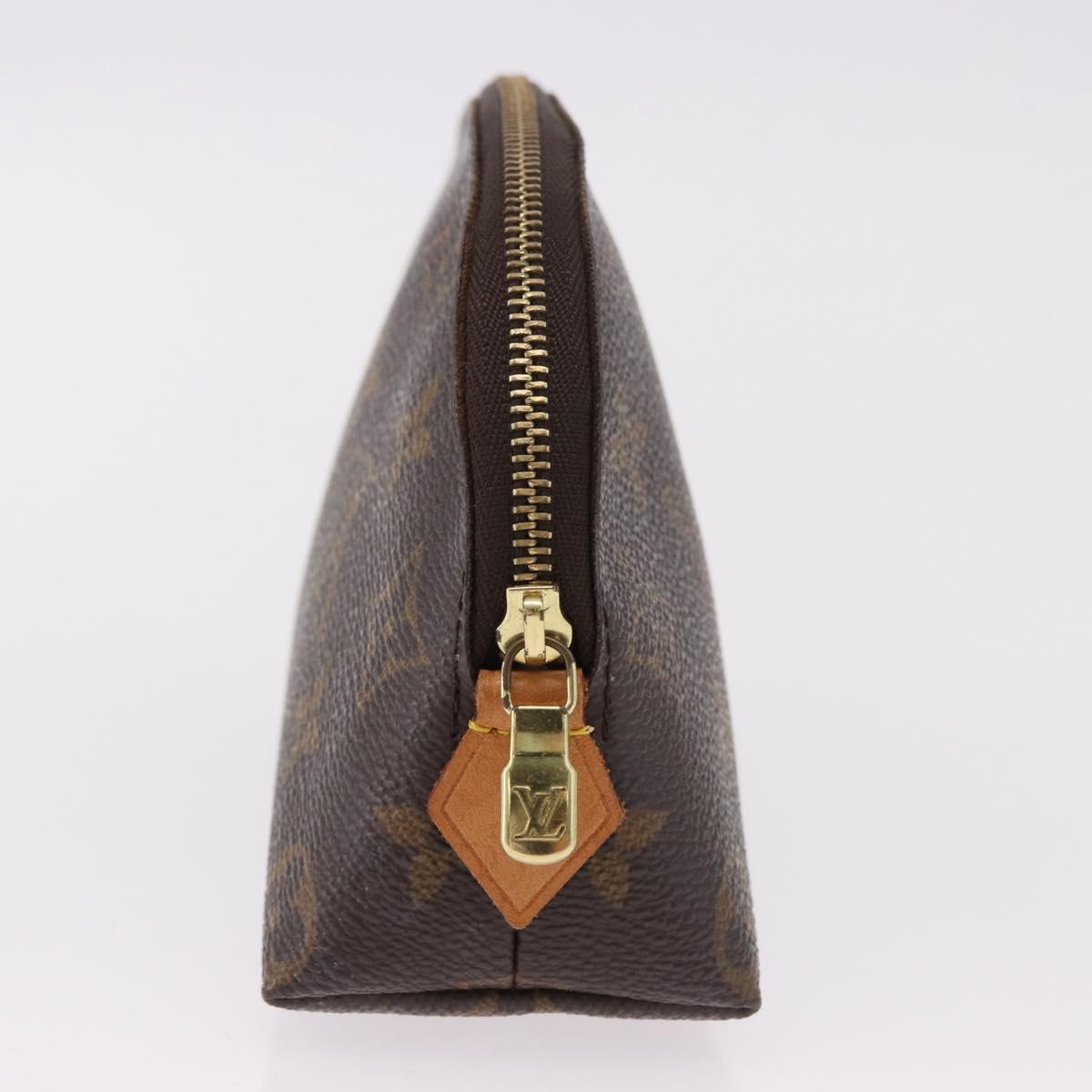 LOUIS VUITTON Monogram Pochette Cosmetic PM M47515 LV Auth 189138