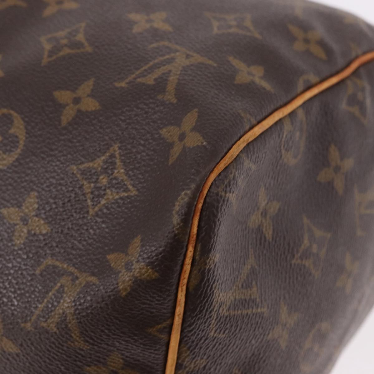 LOUIS VUITTON Monogram Speedy 30 Hand Bag M41526 LV Auth 189139