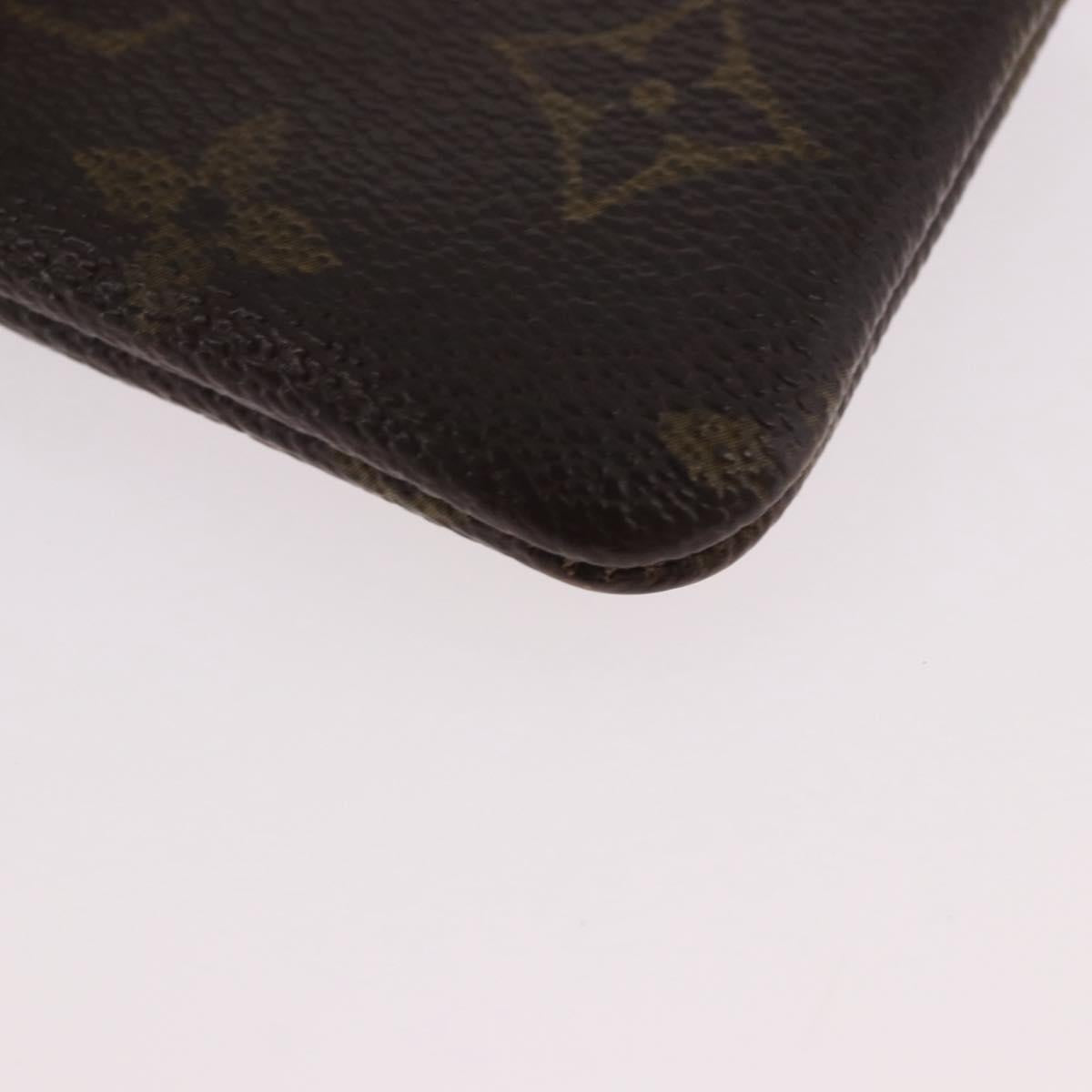 LOUIS VUITTON Monogram Pochette Cles Coin Purse M62650 LV Auth 189161