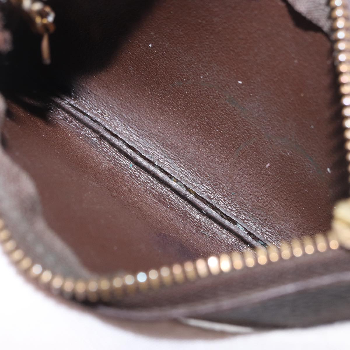 LOUIS VUITTON Monogram Pochette Cles Coin Purse M62650 LV Auth 189161