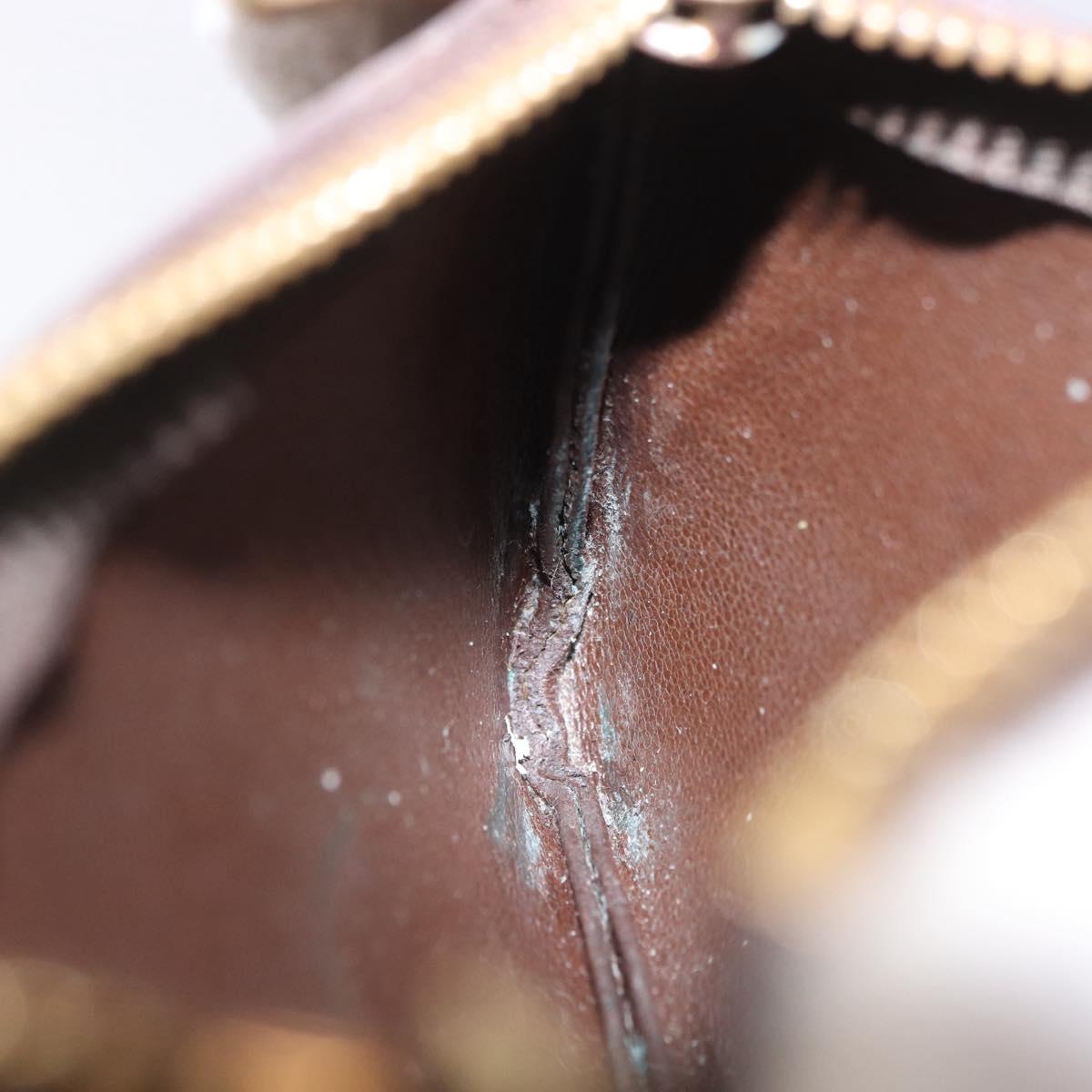 LOUIS VUITTON Monogram Pochette Cles Coin Purse M62650 LV Auth 189161
