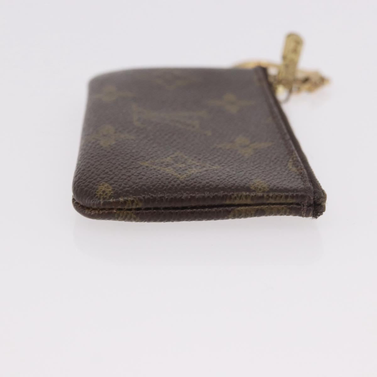 LOUIS VUITTON Monogram Pochette Cles Coin Purse M62650 LV Auth 189161
